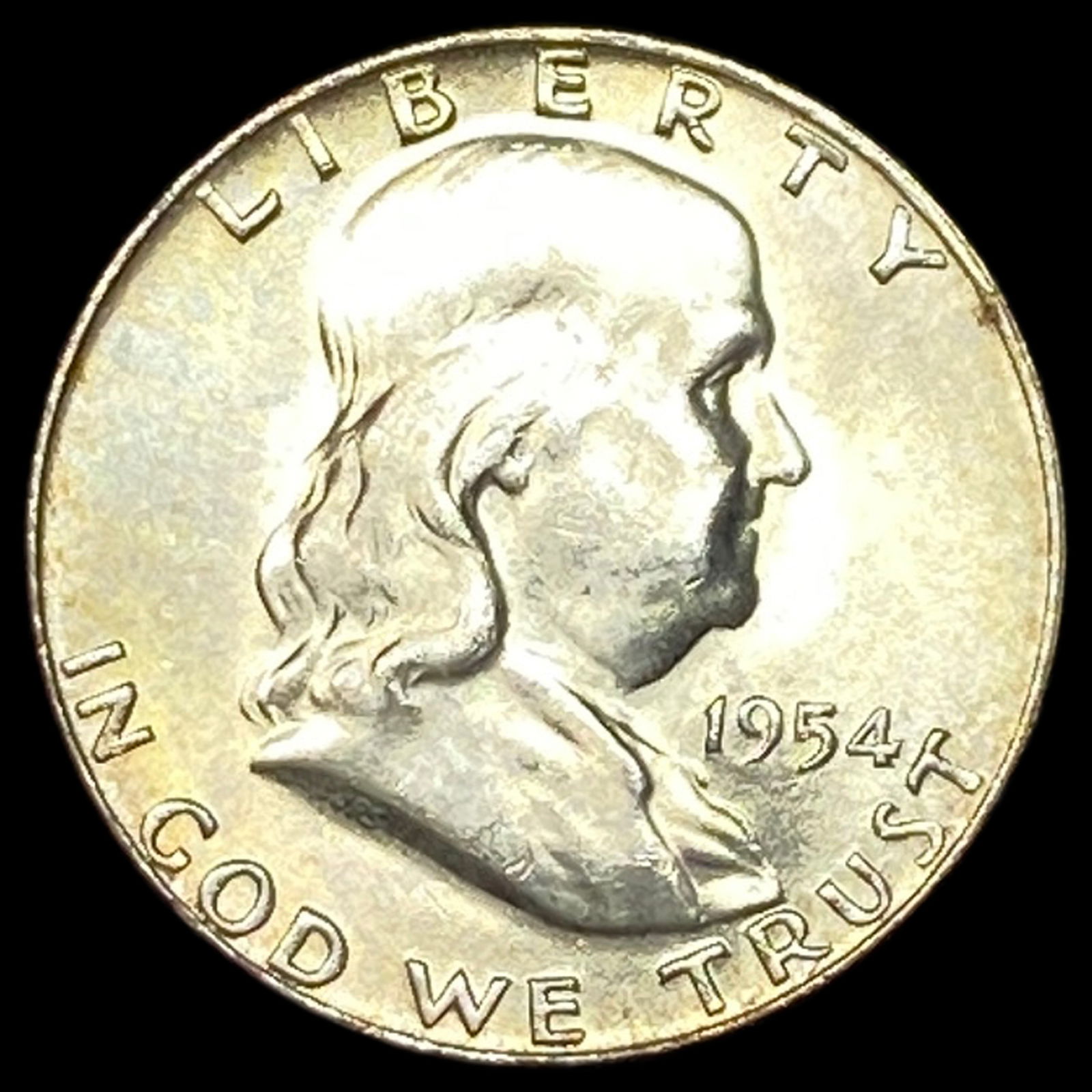 1954 Silver Half Dollar Franklin UNCIRCULATED (1 of 2)