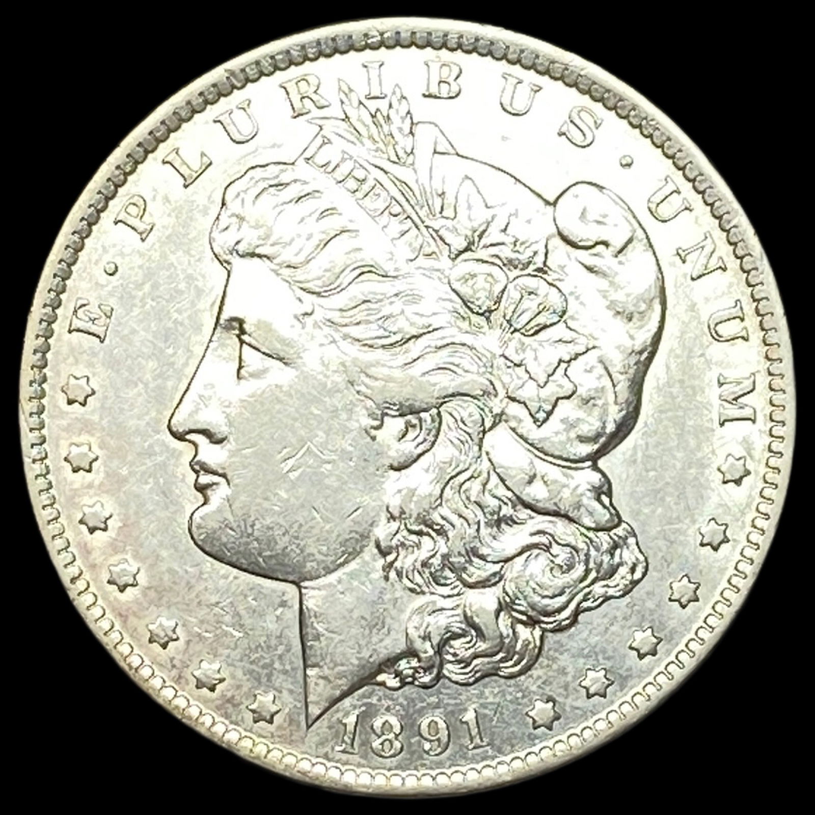 1891-CC Silver Morgan Dollar CLOSELY UNCIRCULATED (1 of 2)