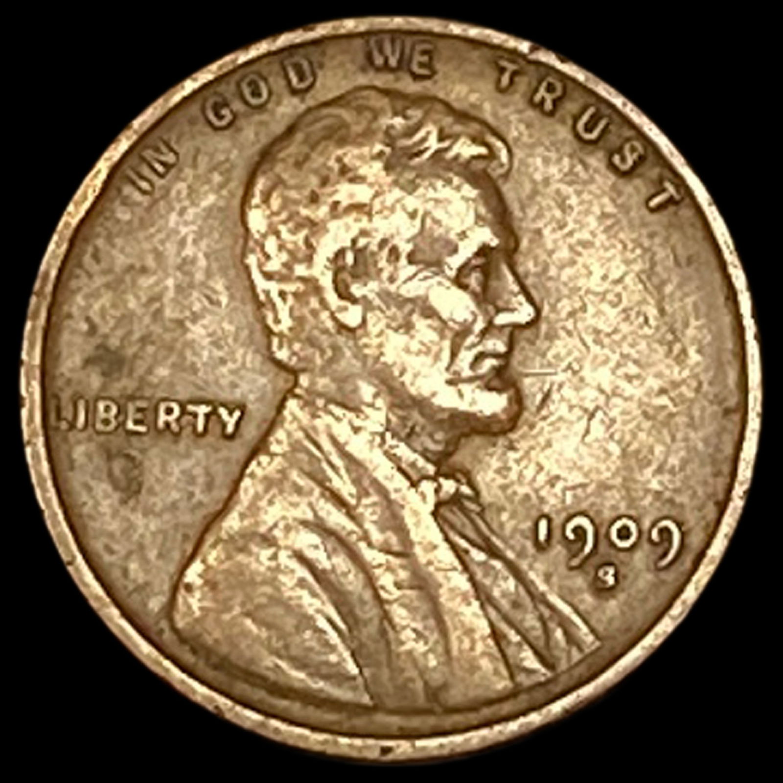 1909-S Lincoln Wheat Cent NEARLY UNCIRCULATED (1 of 2)