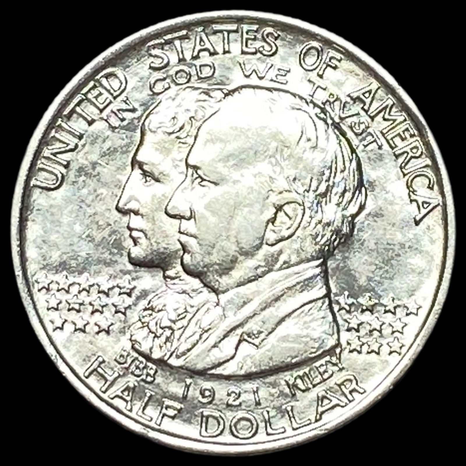 1921 Silver Alabama Centennial Half Dollar HIGH GRADE (1 of 2)