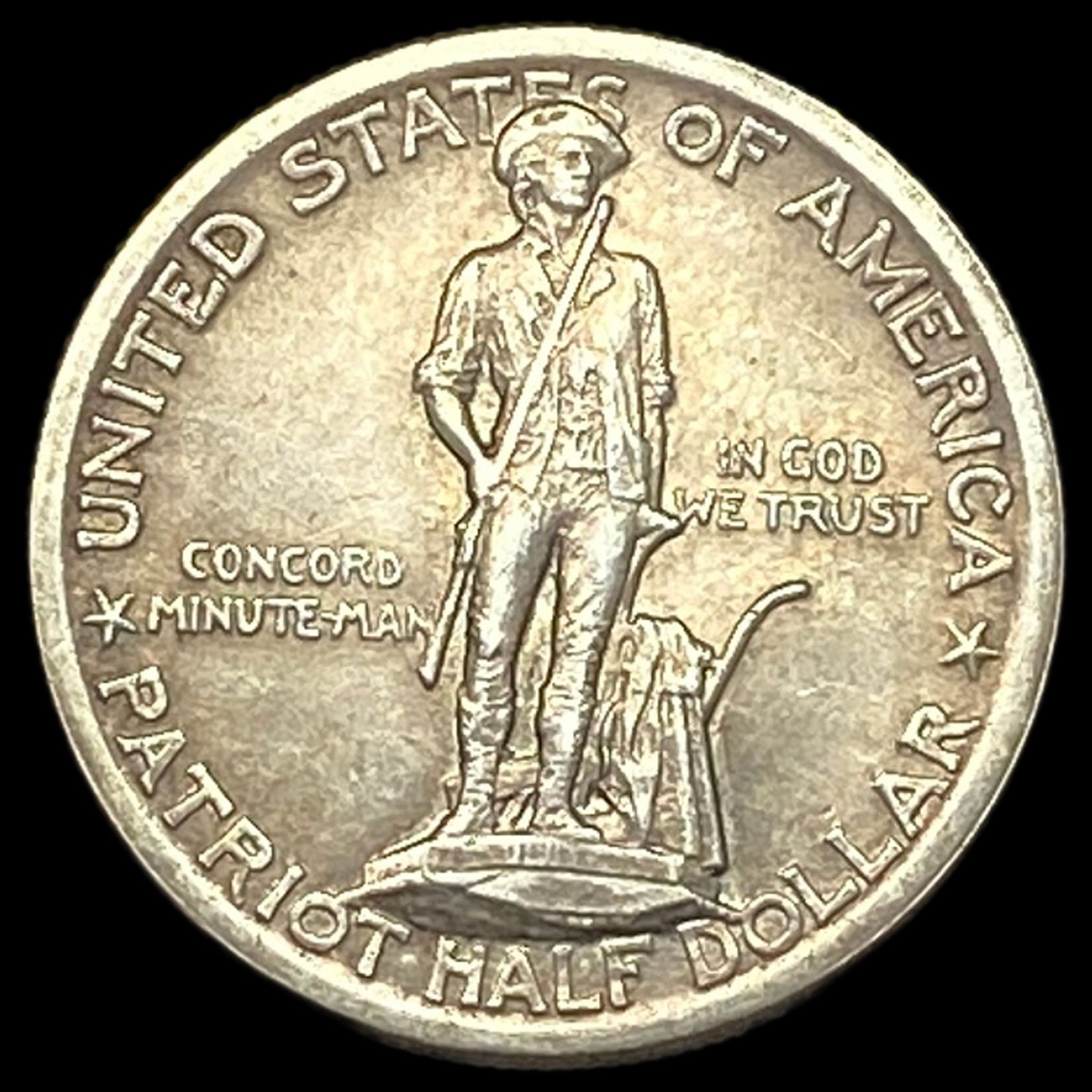 1925 Silver Lexington-Concord Half Dollar CLOSELY UNCIRCULATED (1 of 2)
