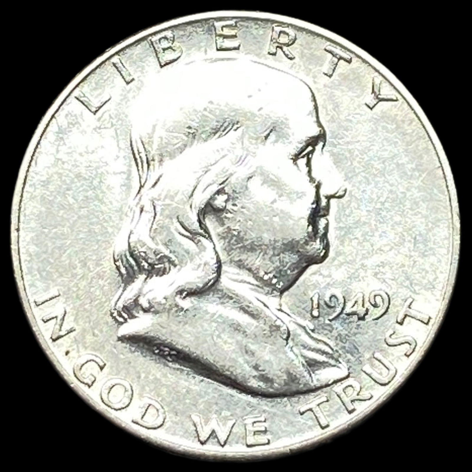 1949-S Silver Half Dollar Franklin CLOSELY UNCIRCULATED (1 of 2)