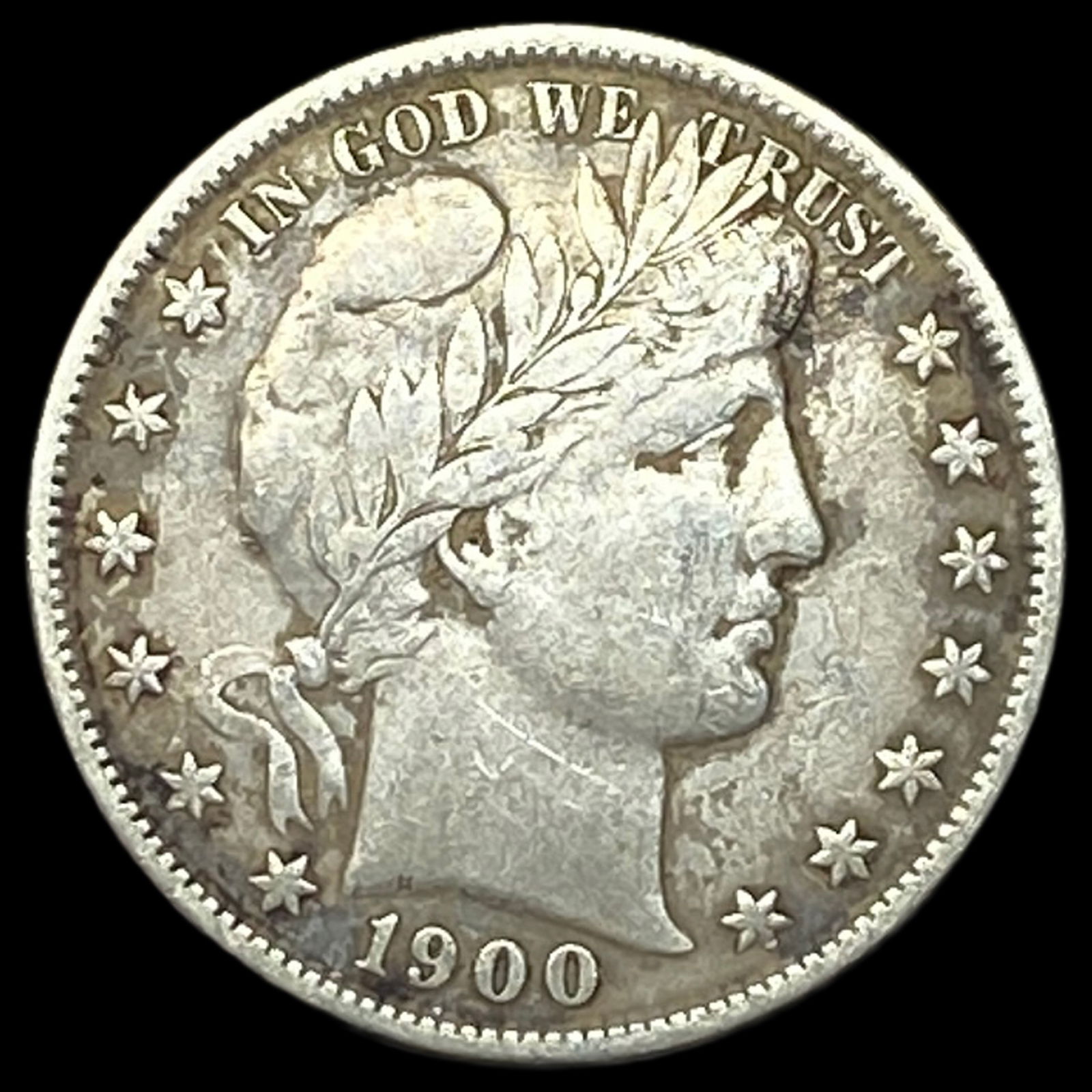 1900 Barber Silver Half Dollar LIGHTLY CIRCULATED (1 of 2)