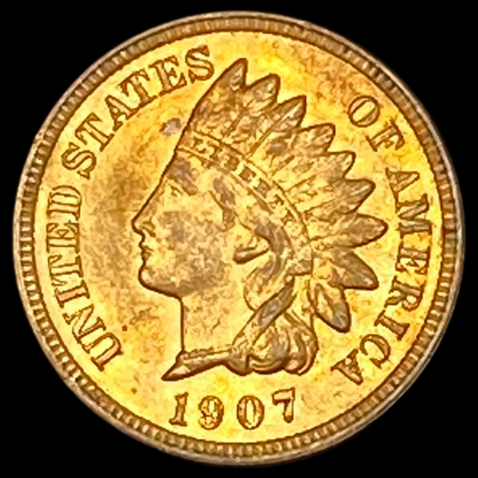 1907 Indian Head Cent UNCIRCULATED (1 of 2)