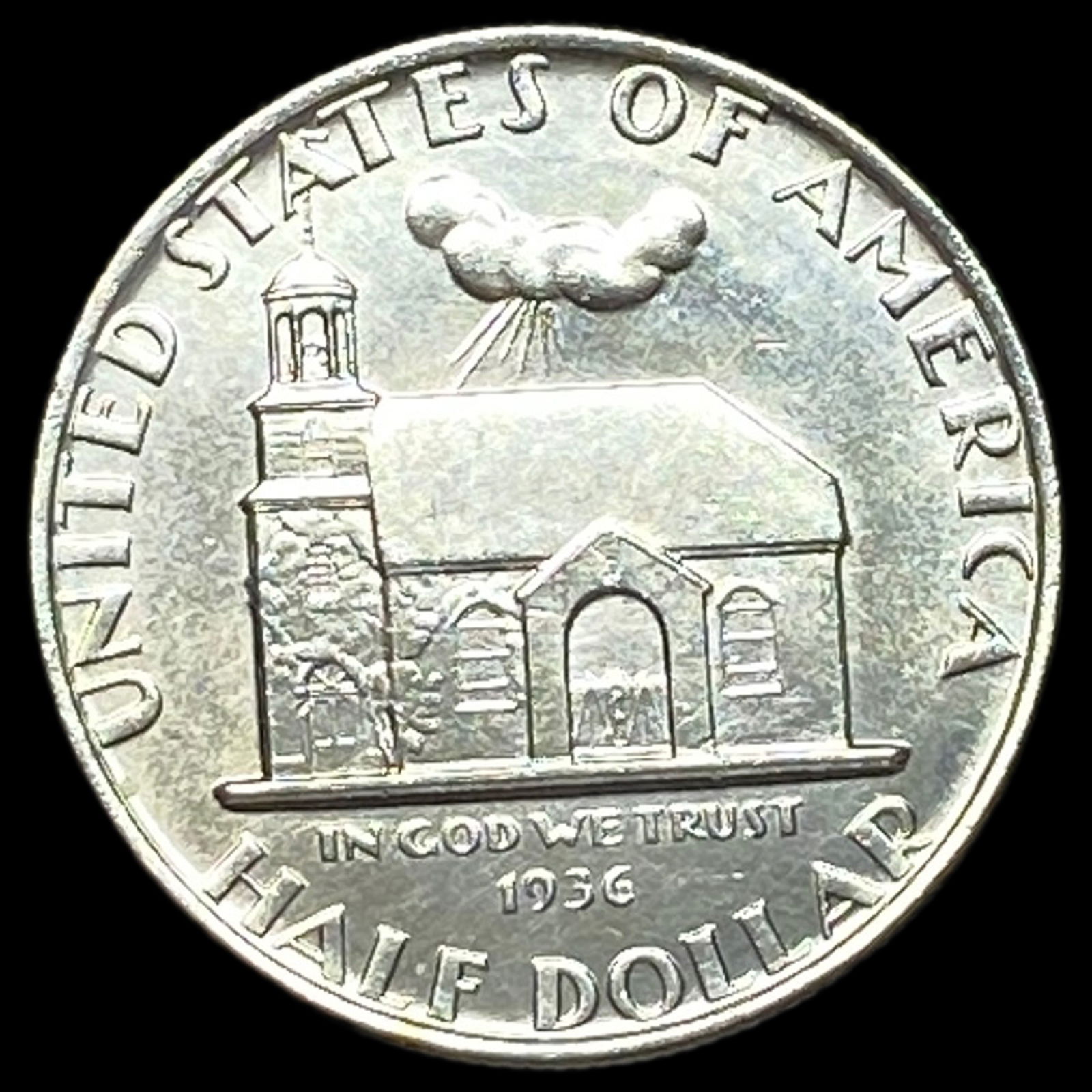 1936 Silver Delaware Half Dollar UNCIRCULATED (1 of 2)