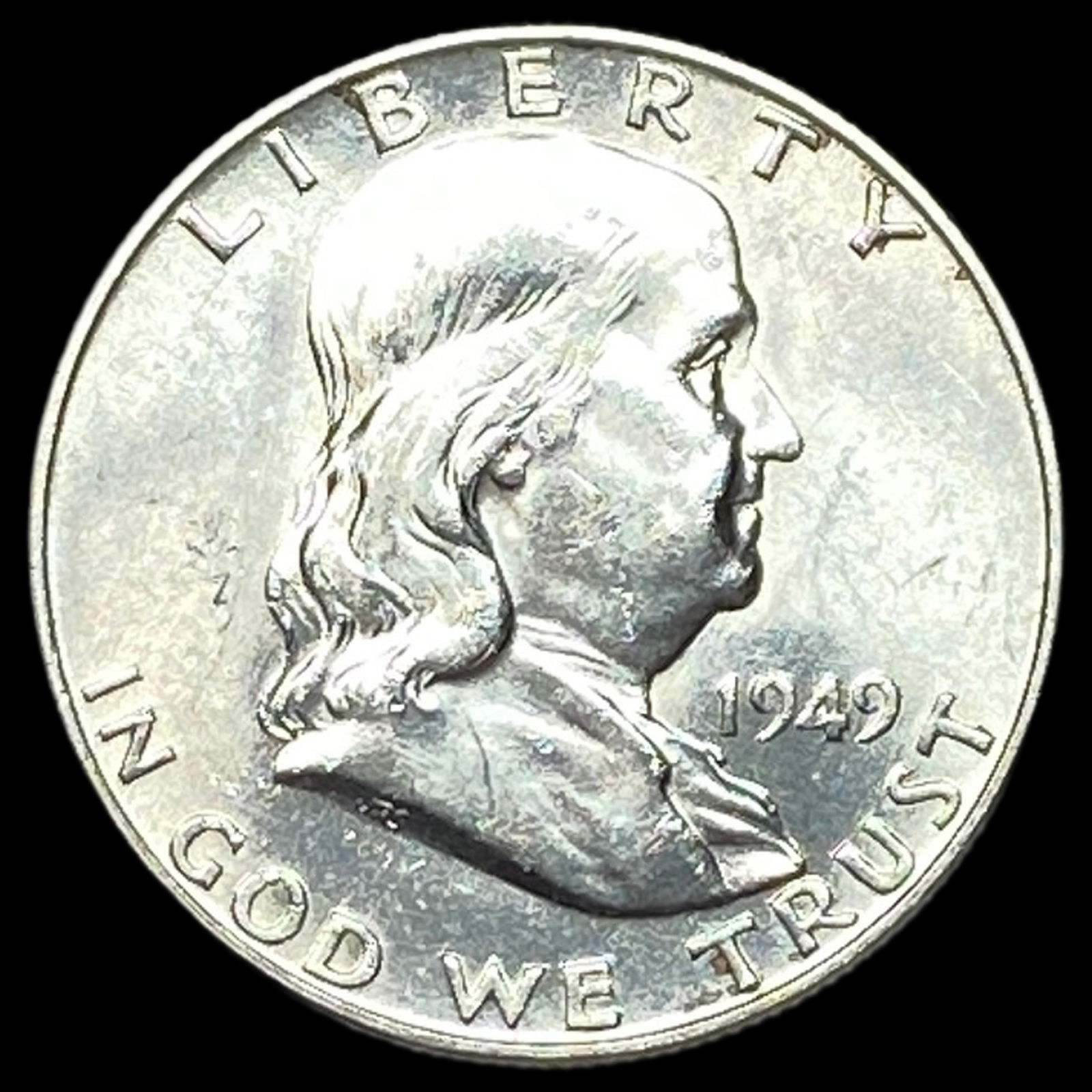 1949-D Silver Half Dollar Franklin UNCIRCULATED (1 of 2)