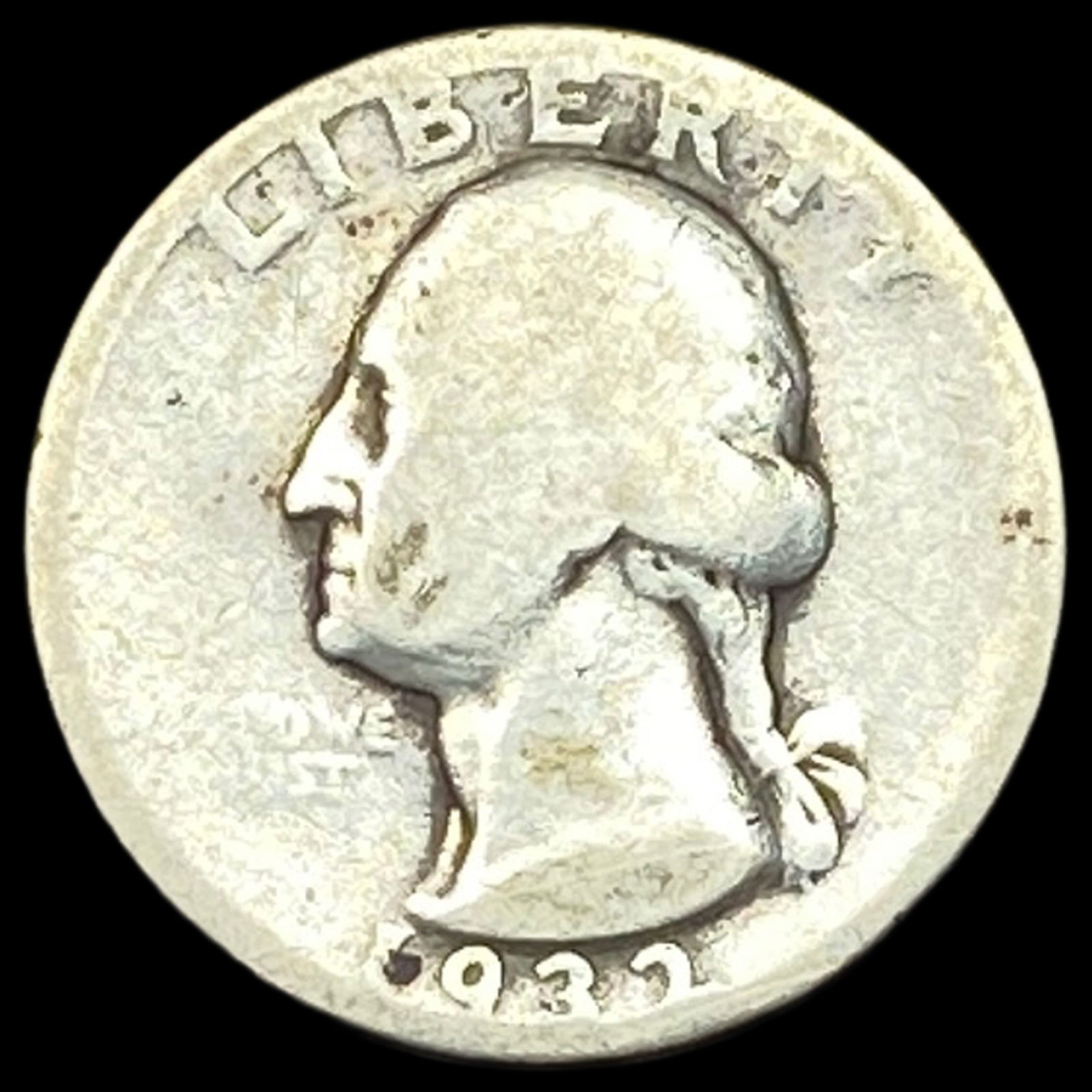 1932-D Silver Washington Quarter NICELY CIRCULATED (1 of 2)