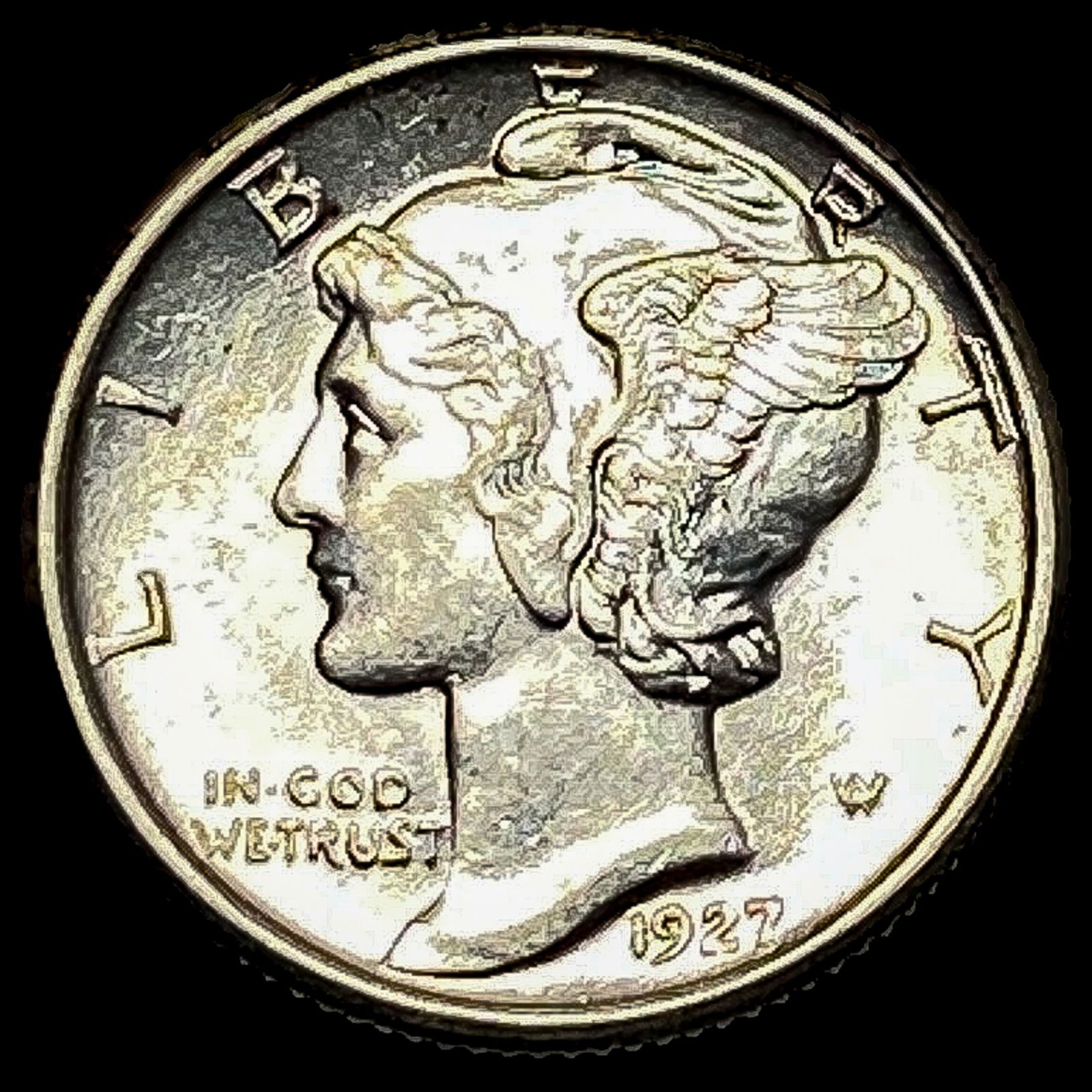 1927 Mercury Dime UNCIRCULATED (1 of 2)