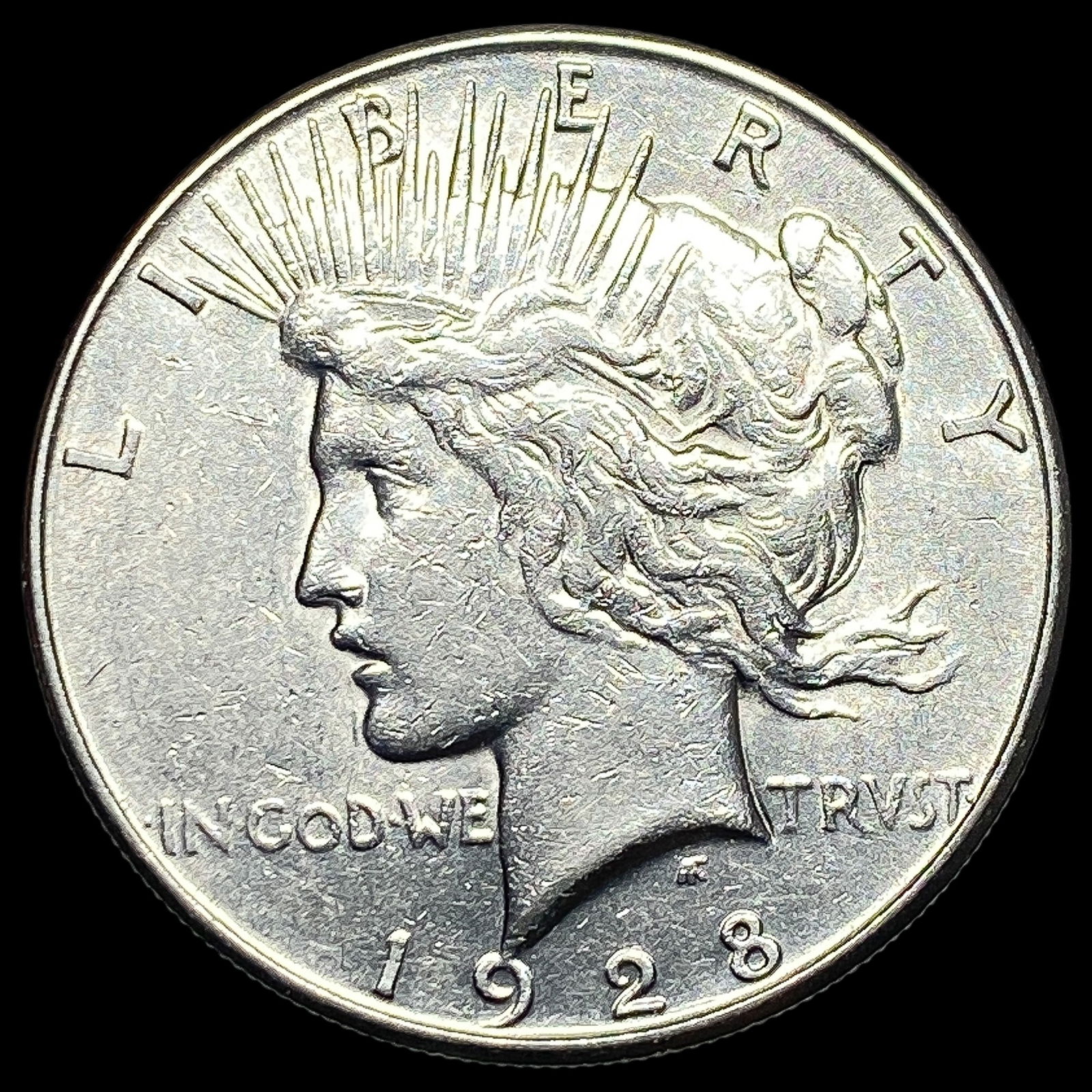 1928 Peace Silver Dollar CLOSELY UNCIRCULATED (1 of 2)