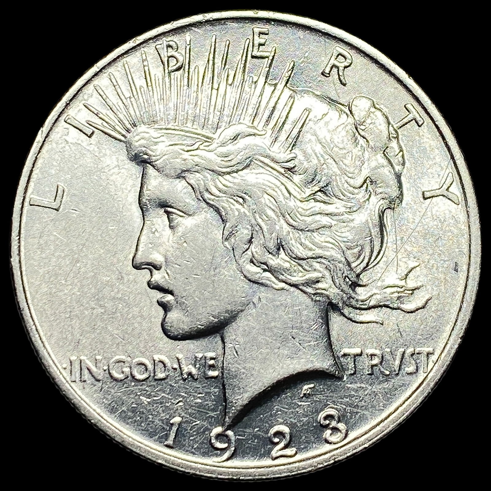 1923 Peace Silver Dollar CLOSELY UNCIRCULATED (1 of 2)