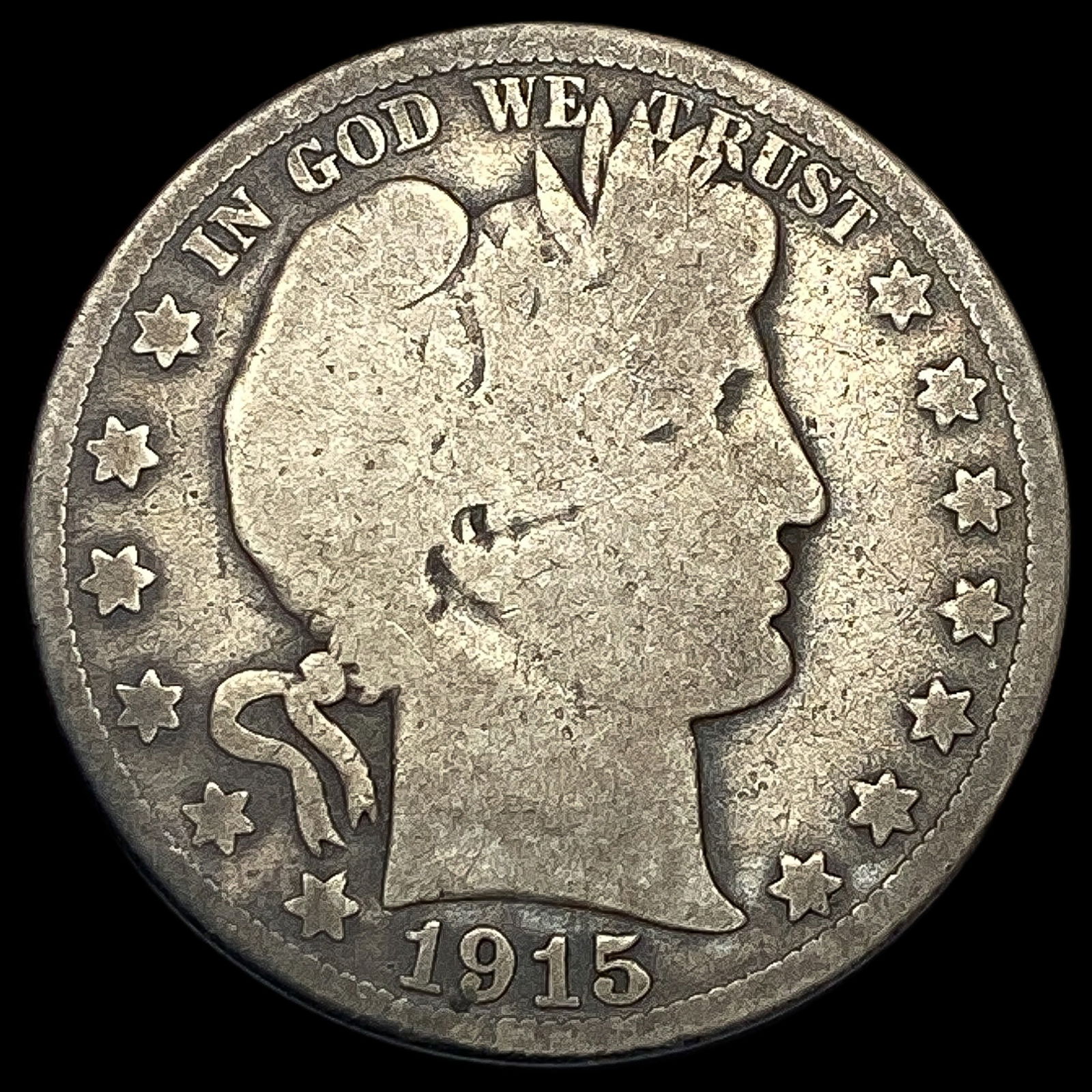 1915 Barber Half Dollar NICELY CIRCULATED (1 of 2)