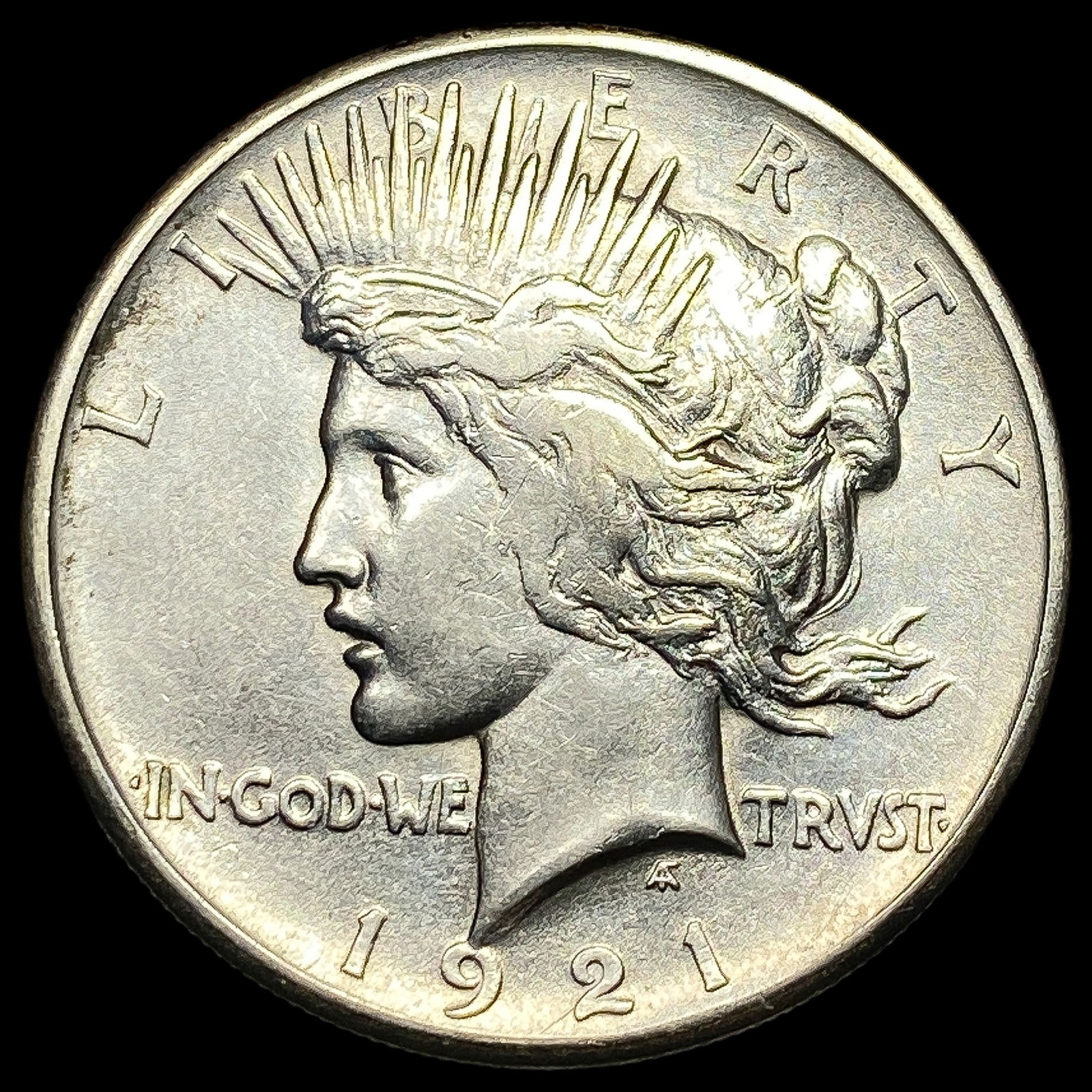 1921 Silver Peace Dollar CLOSELY UNCIRCULATED (1 of 2)