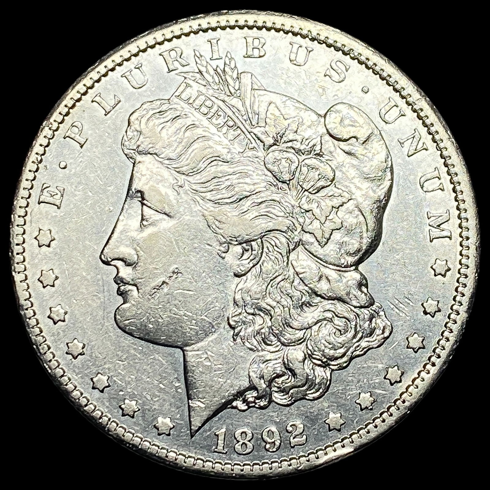 1892-S Silver Morgan Dollar CLOSELY UNCIRCULATED (1 of 2)