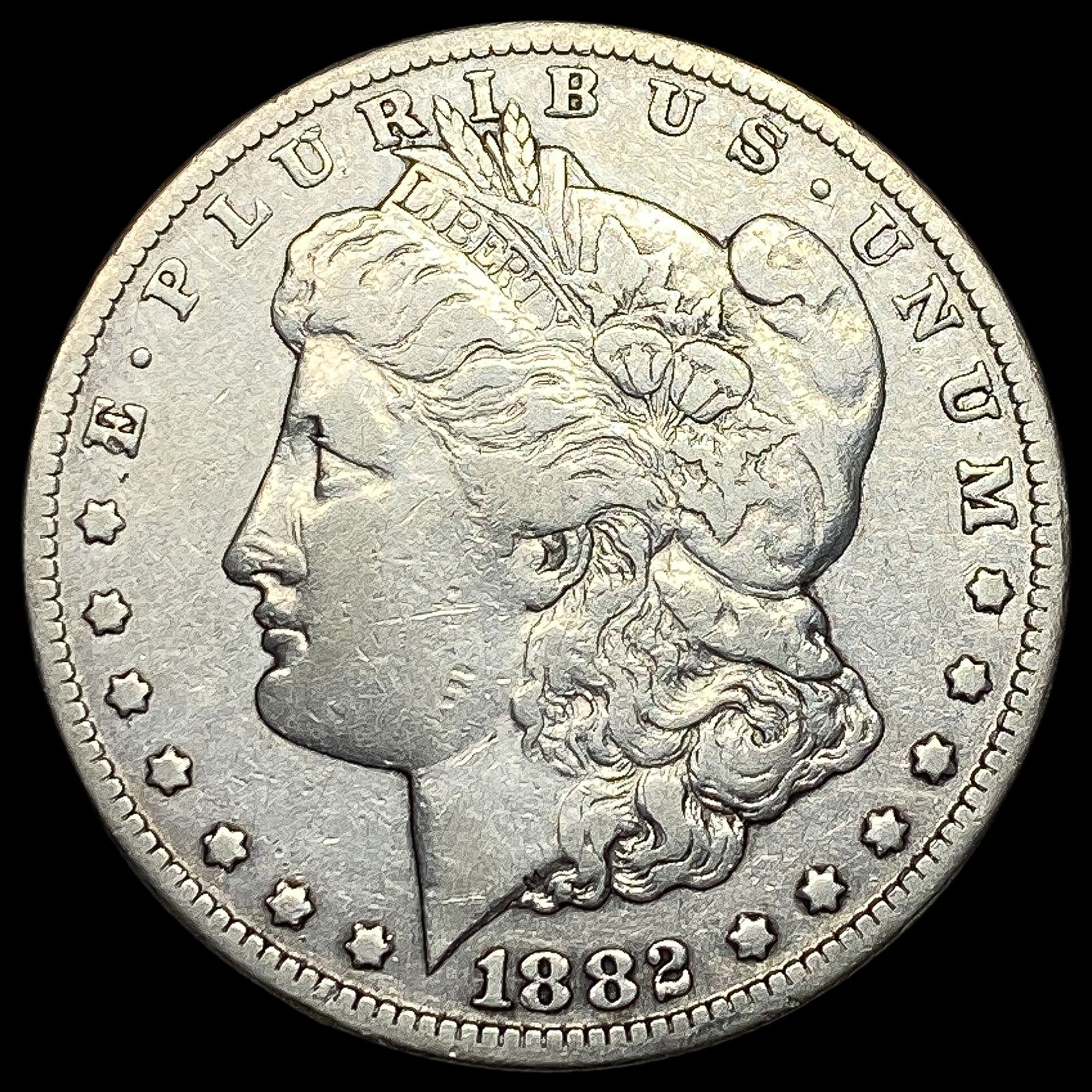 1882-CC Silver Morgan Dollar LIGHTLY CIRCULATED (1 of 2)