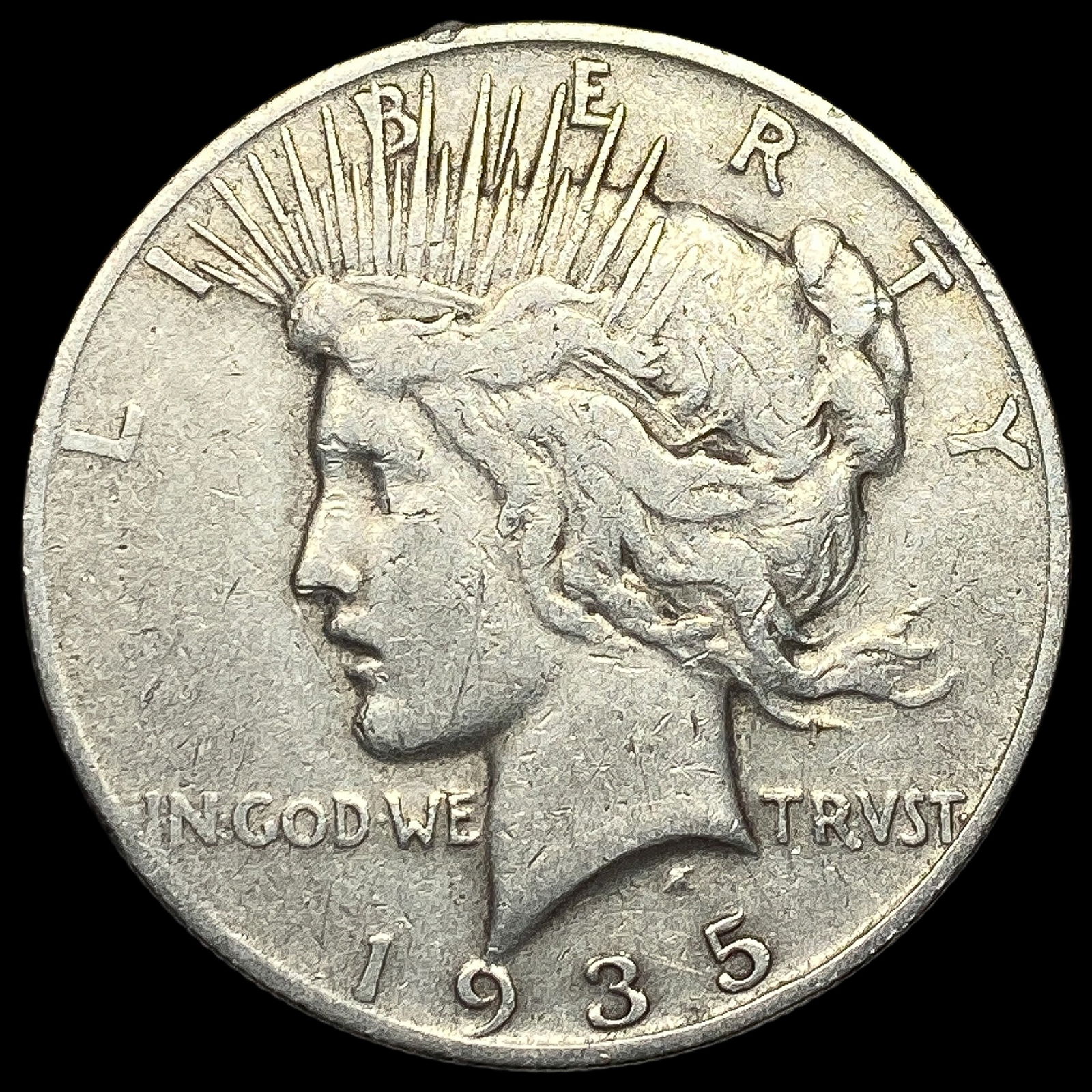 1935-S Silver Peace Dollar HIGH GRADE (1 of 2)