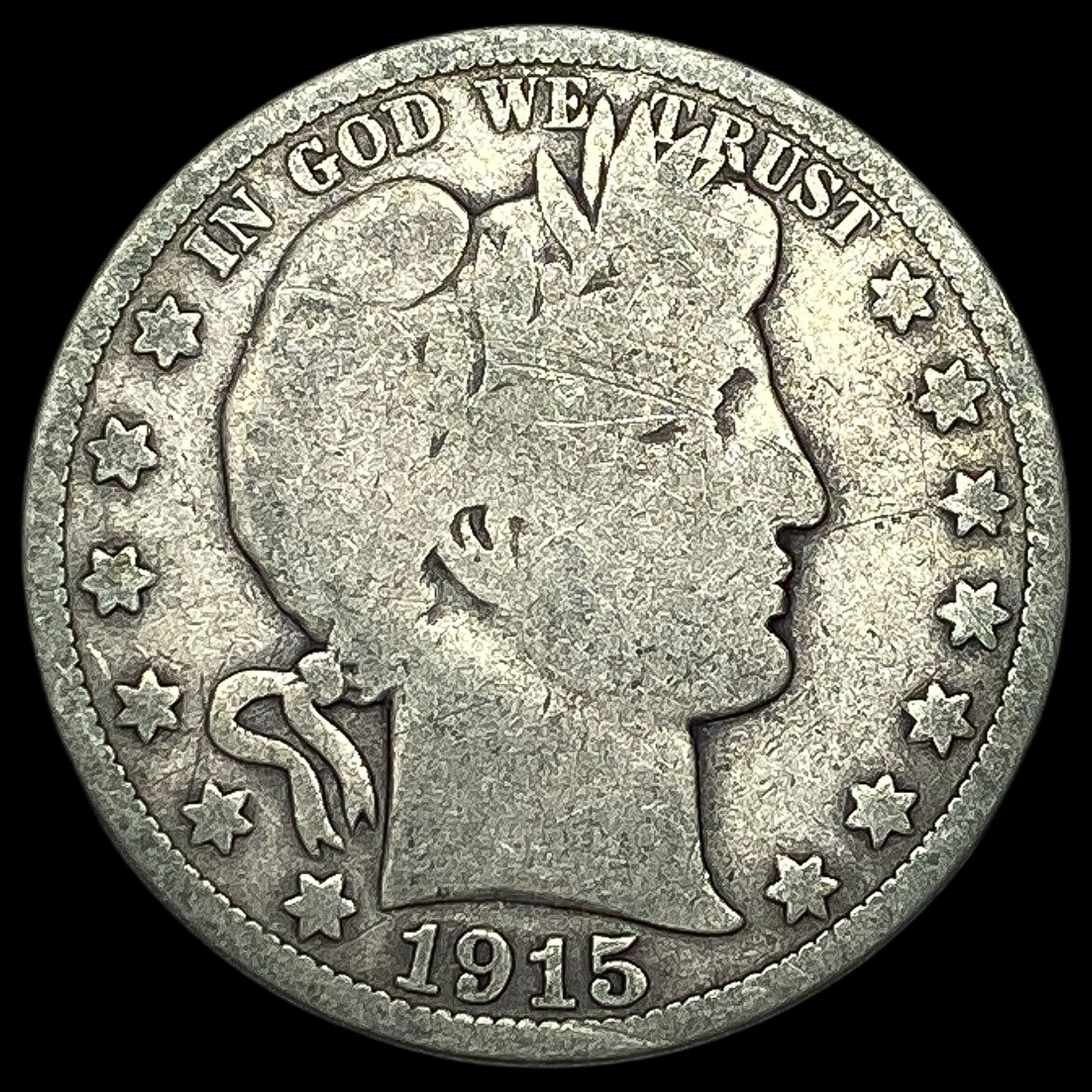 1915 Barber Half Dollar NICELY CIRCULATED (1 of 2)