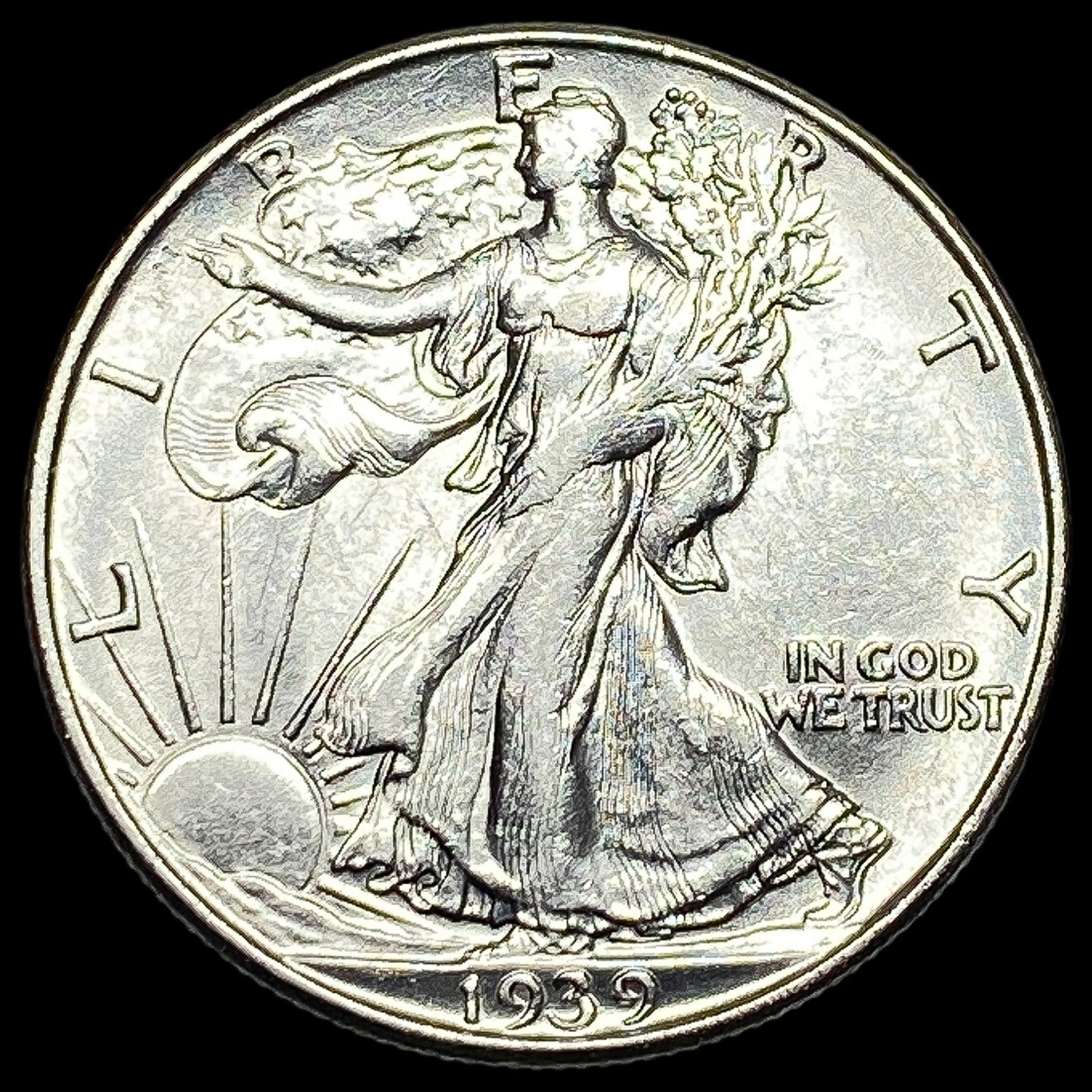 1939 Silver Half Dollar Walking Liberty UNCIRCULATED (1 of 2)