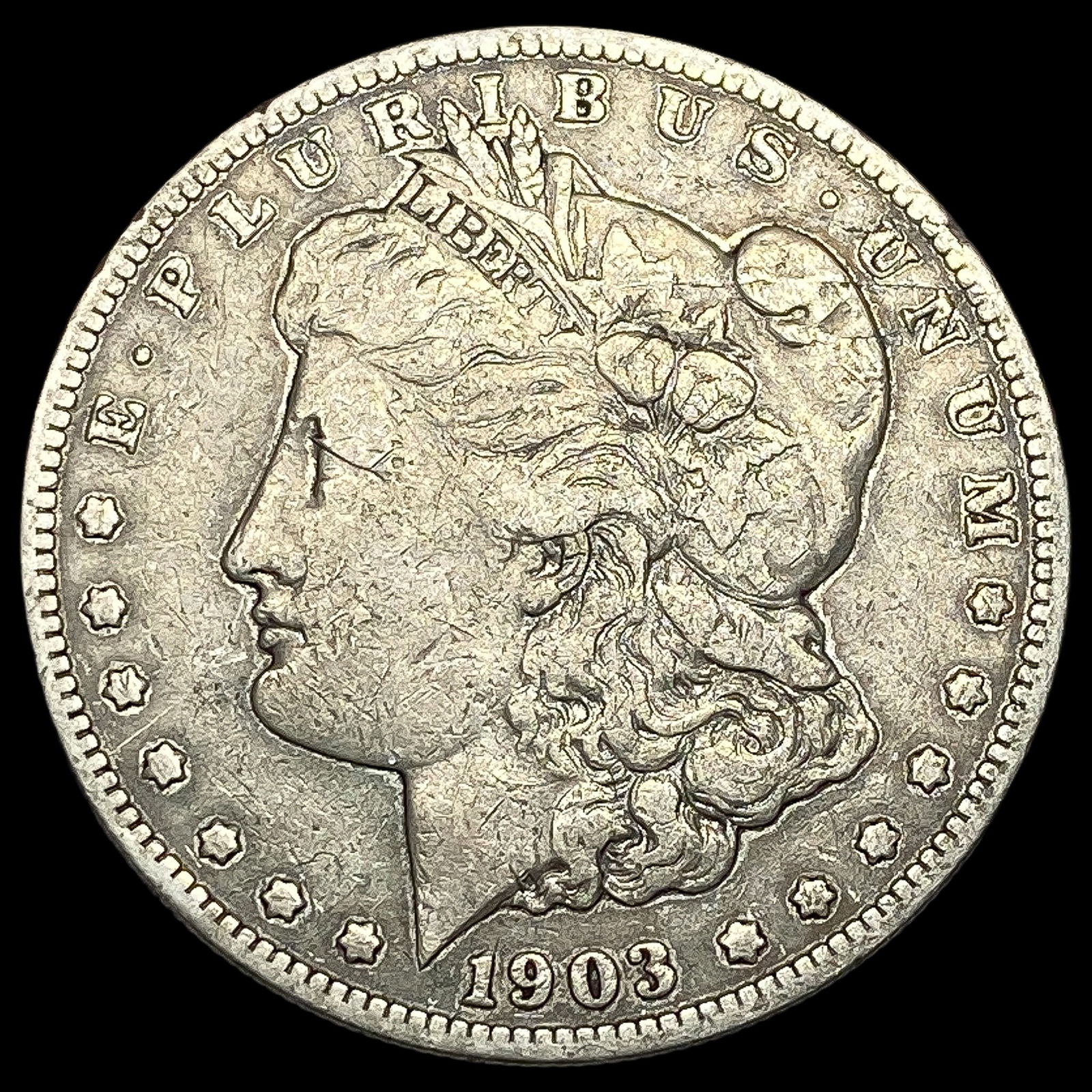 1903-S Silver Morgan Dollar NEARLY UNCIRCULATED (1 of 2)