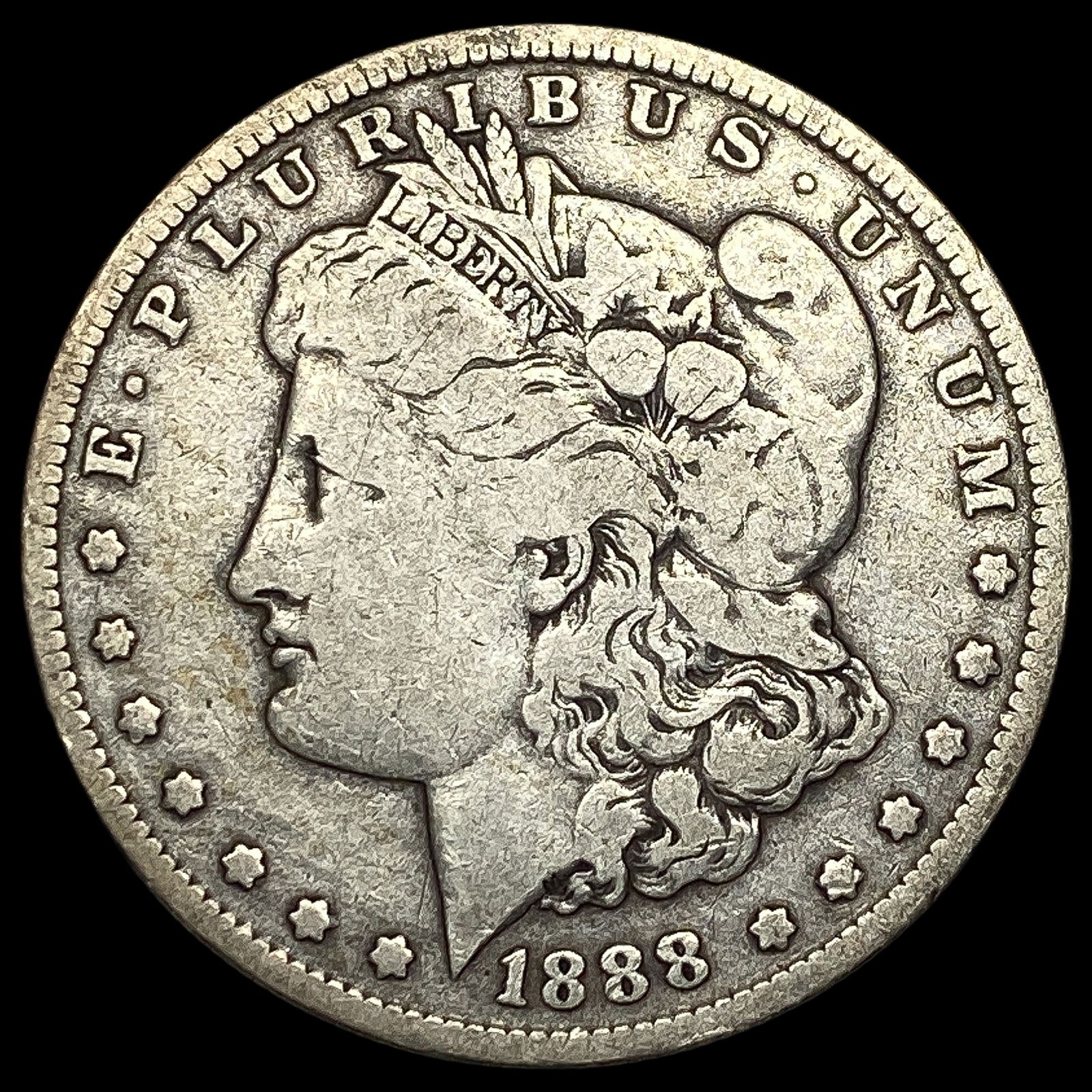 1888-O Silver Morgan Dollar NICELY CIRCULATED (1 of 2)