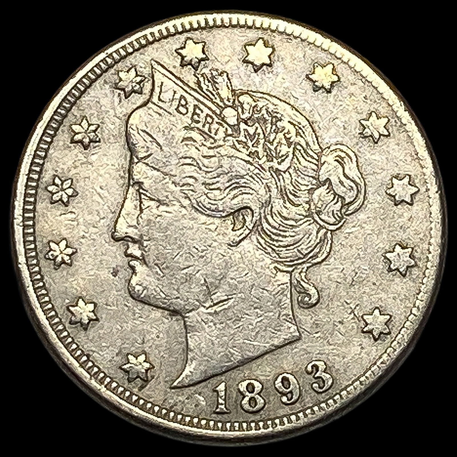1893 Liberty Head Nickel LIGHTLY CIRCULATED (1 of 2)