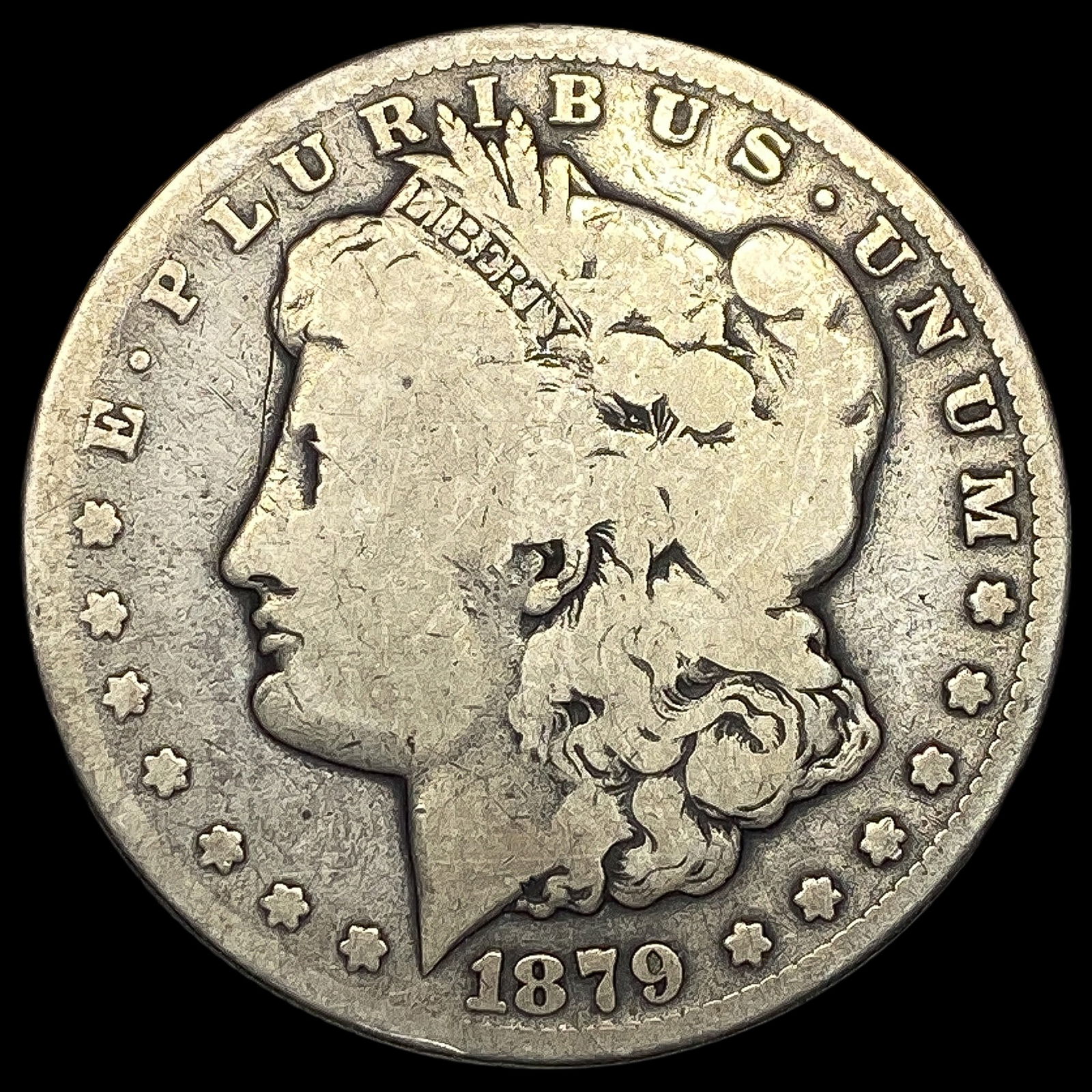 1879-CC Silver Morgan Dollar NICELY CIRCULATED: 1879-CC Silver Morgan Dollar NICELY CIRCULATED