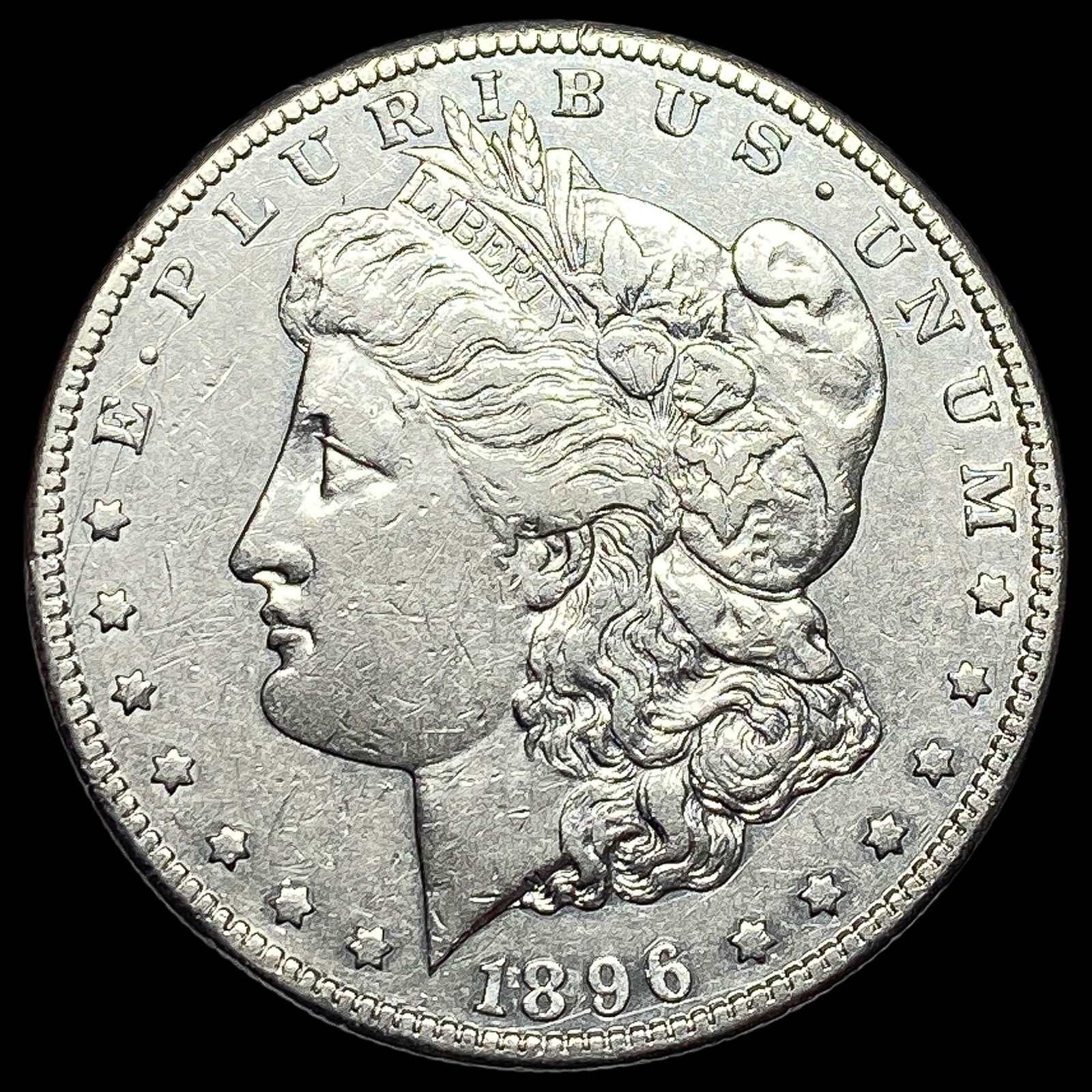 1896-S Silver Morgan Dollar CLOSELY UNCIRCULATED (1 of 2)