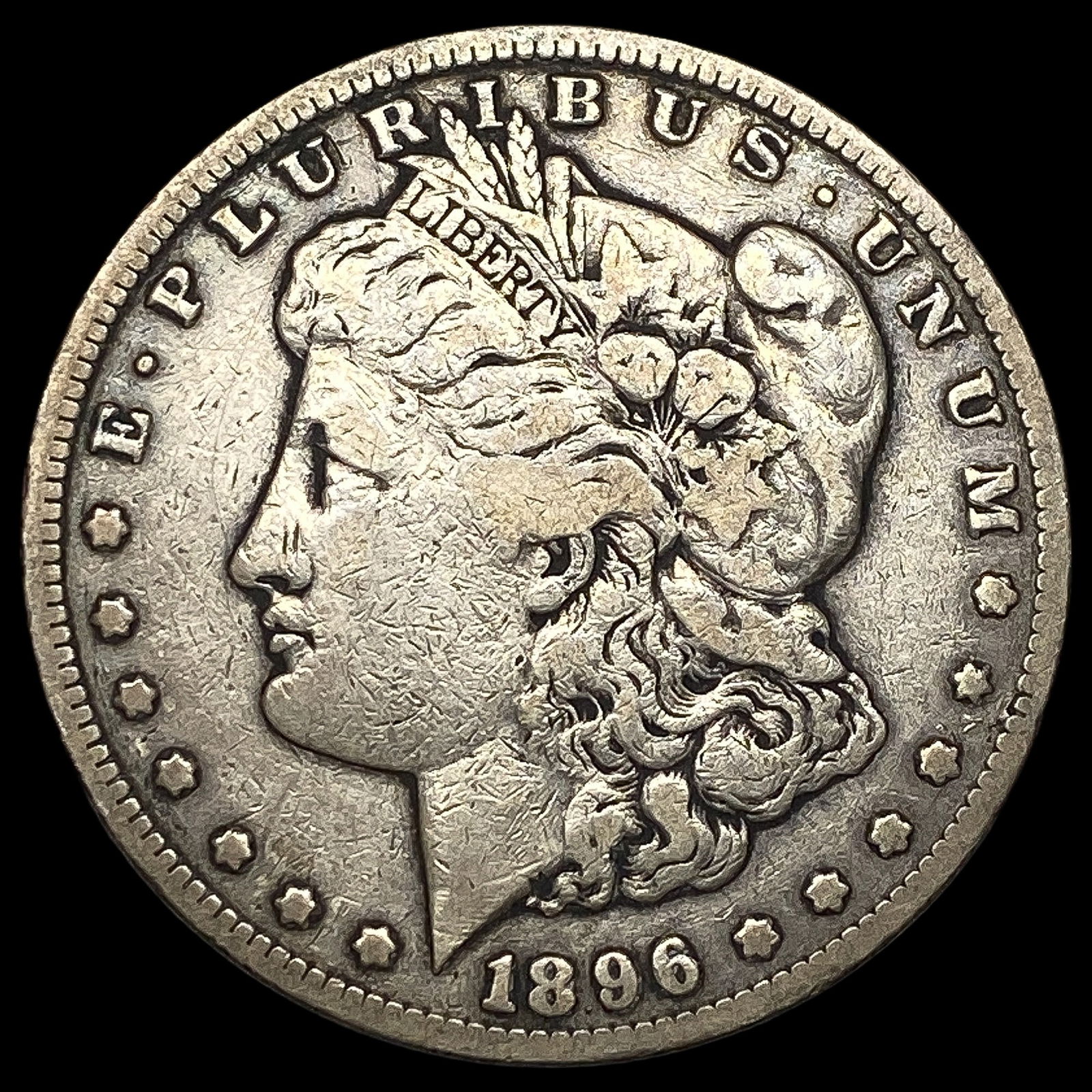 1896 Morgan Silver Dollar NICELY CIRCULATED (1 of 2)