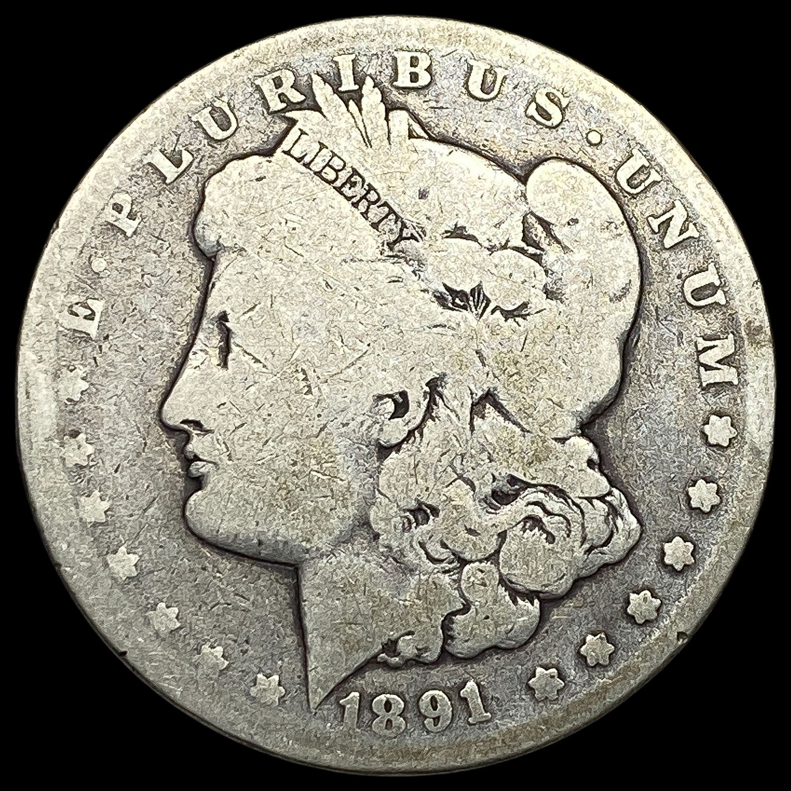 1891-CC Silver Morgan Dollar NICELY CIRCULATED (1 of 2)