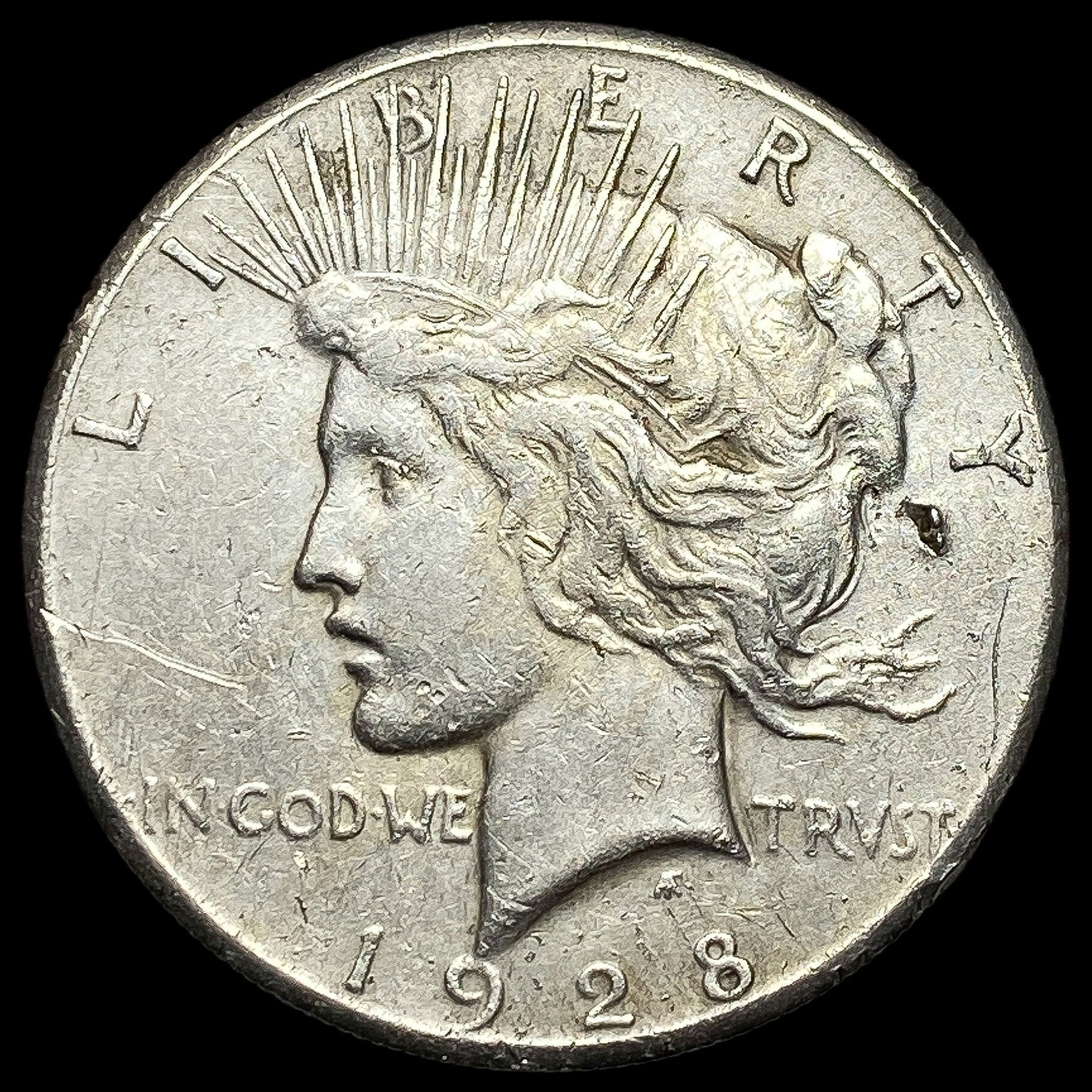 1928 Silver Peace Dollar HIGH GRADE (1 of 2)