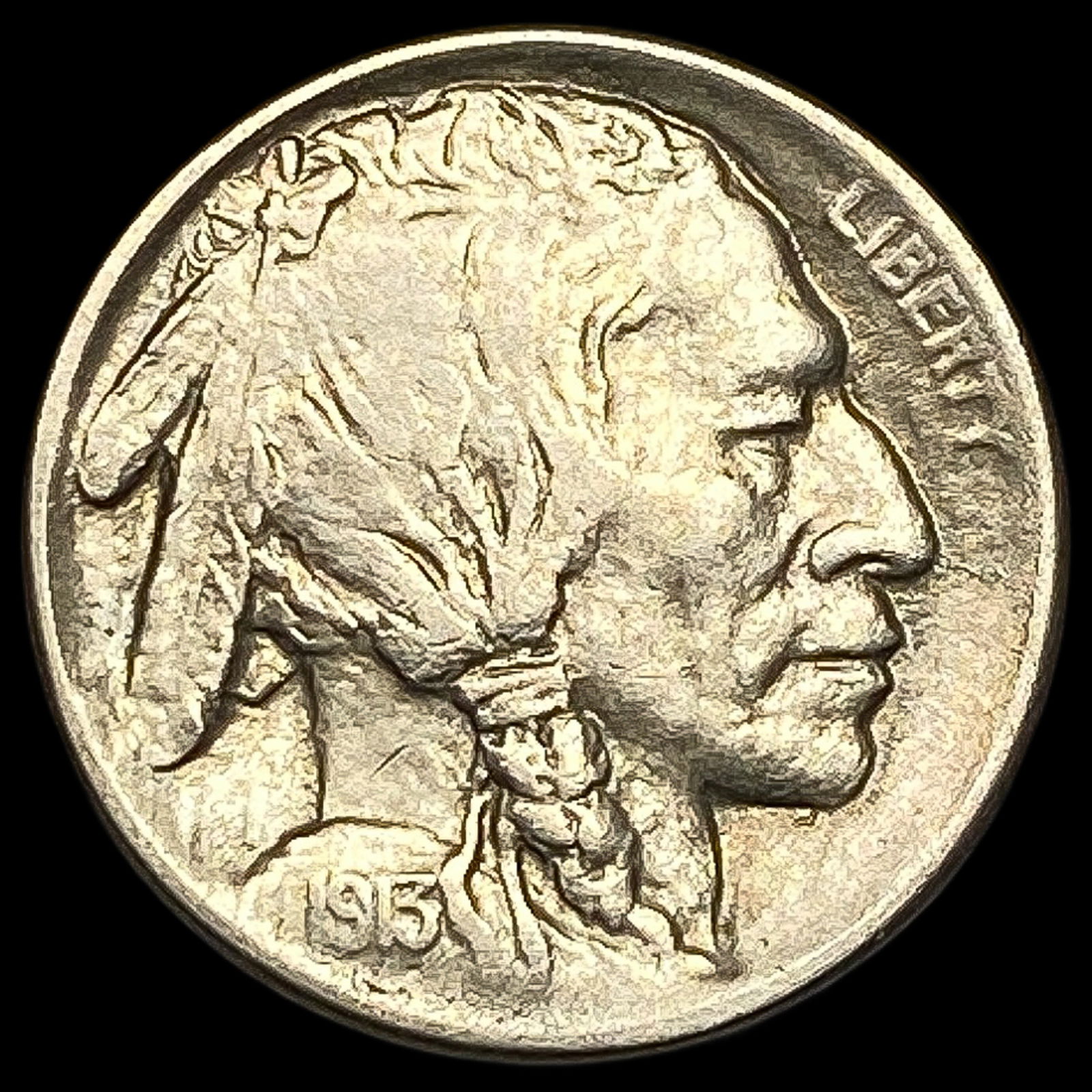 1915-S Buffalo Nickel CLOSELY UNCIRCULATED (1 of 2)
