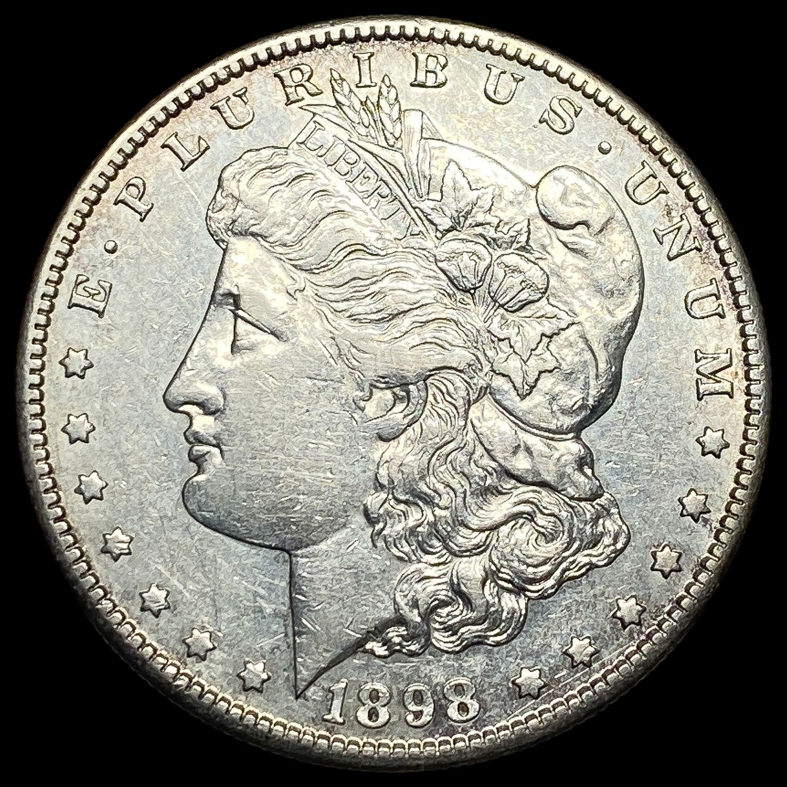 1898-S Silver Morgan Dollar CLOSELY UNCIRCULATED (1 of 2)