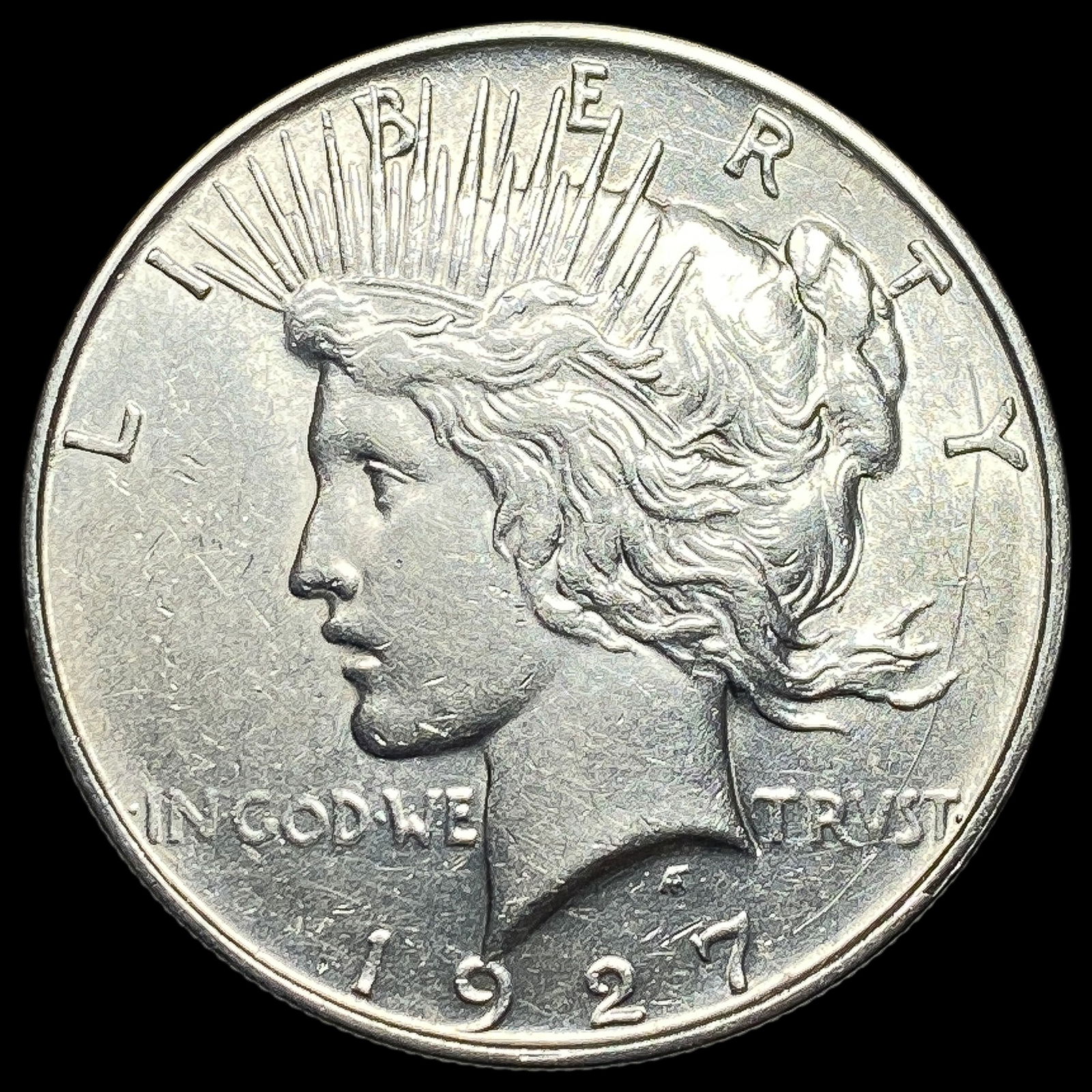 1927-D Silver Peace Dollar CLOSELY UNCIRCULATED (1 of 2)