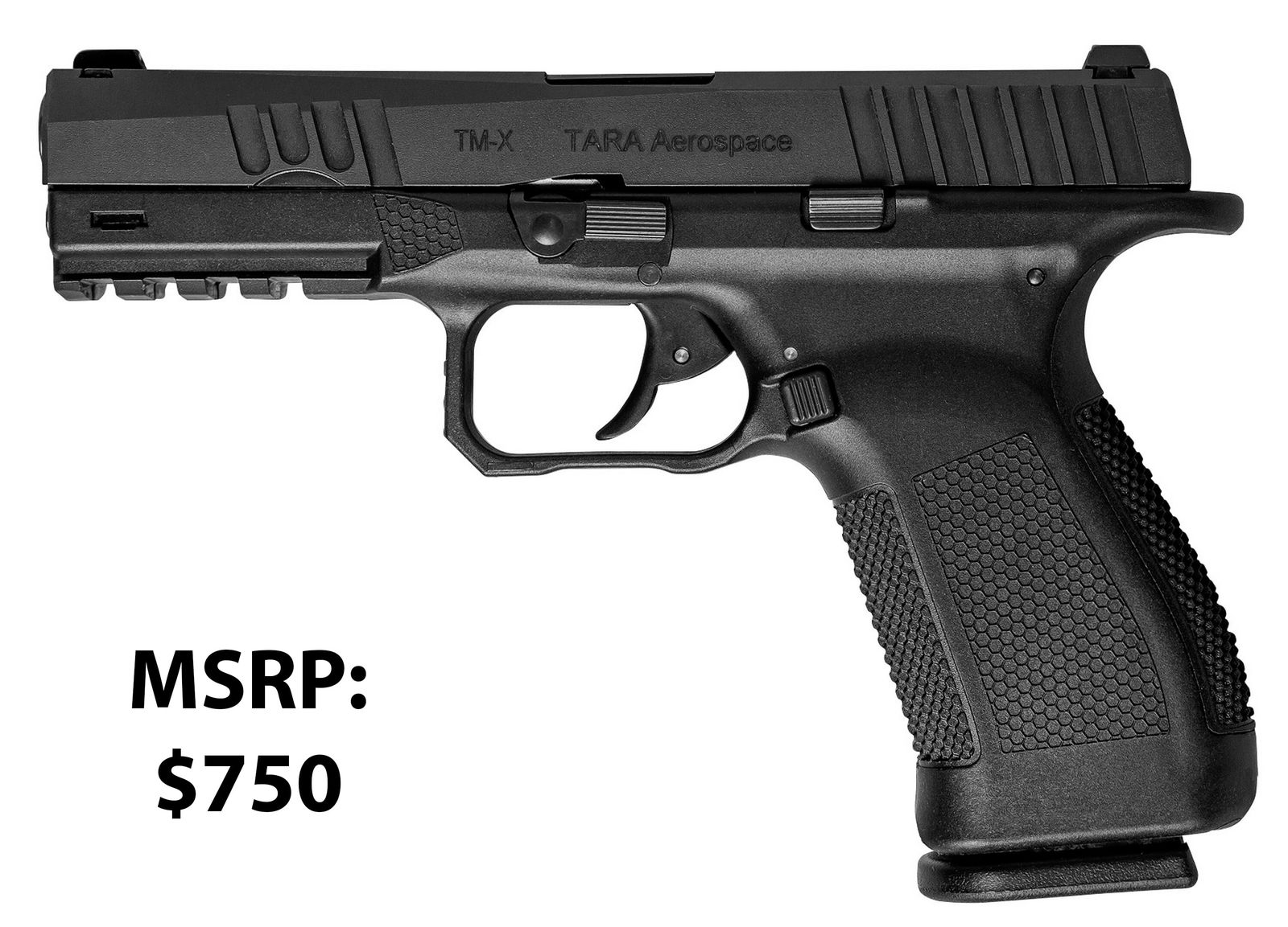 Tara Aerospace TM9-X 9mm Pistol: Tara Aerospace TM9-X 9mm Pistol