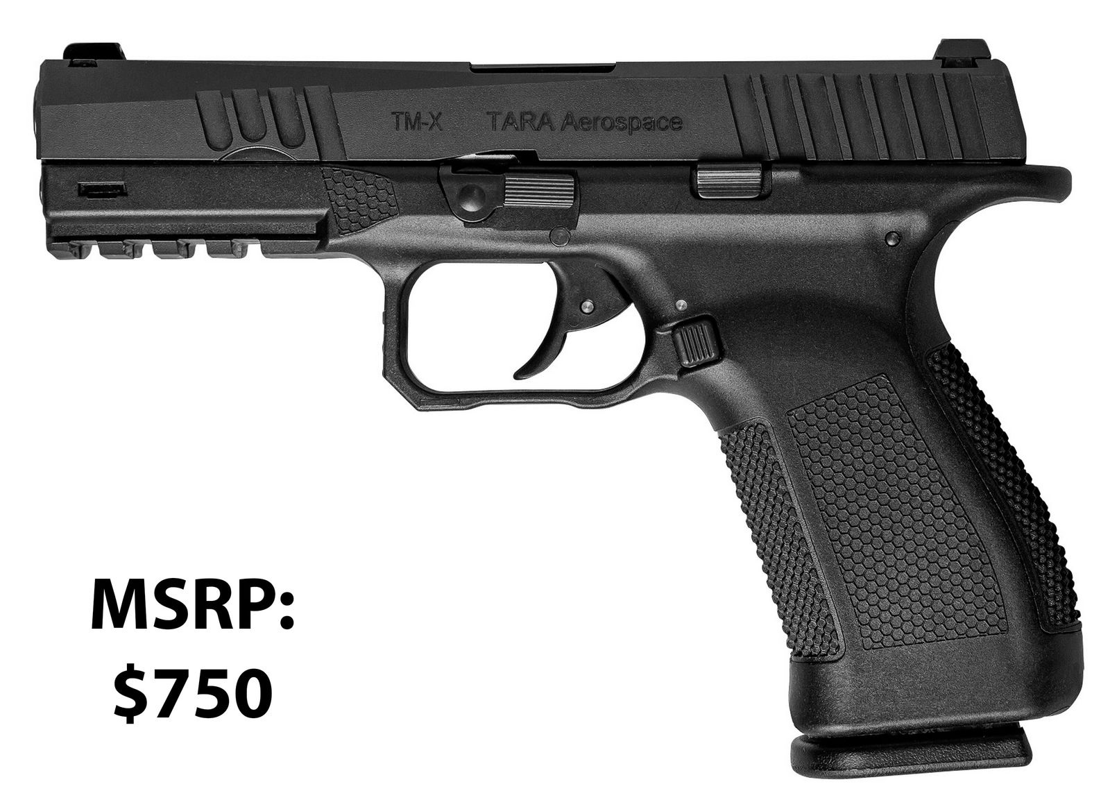 Tara Aerospace TM9-X 9mm Pistol: Tara Aerospace TM9-X 9mm Pistol