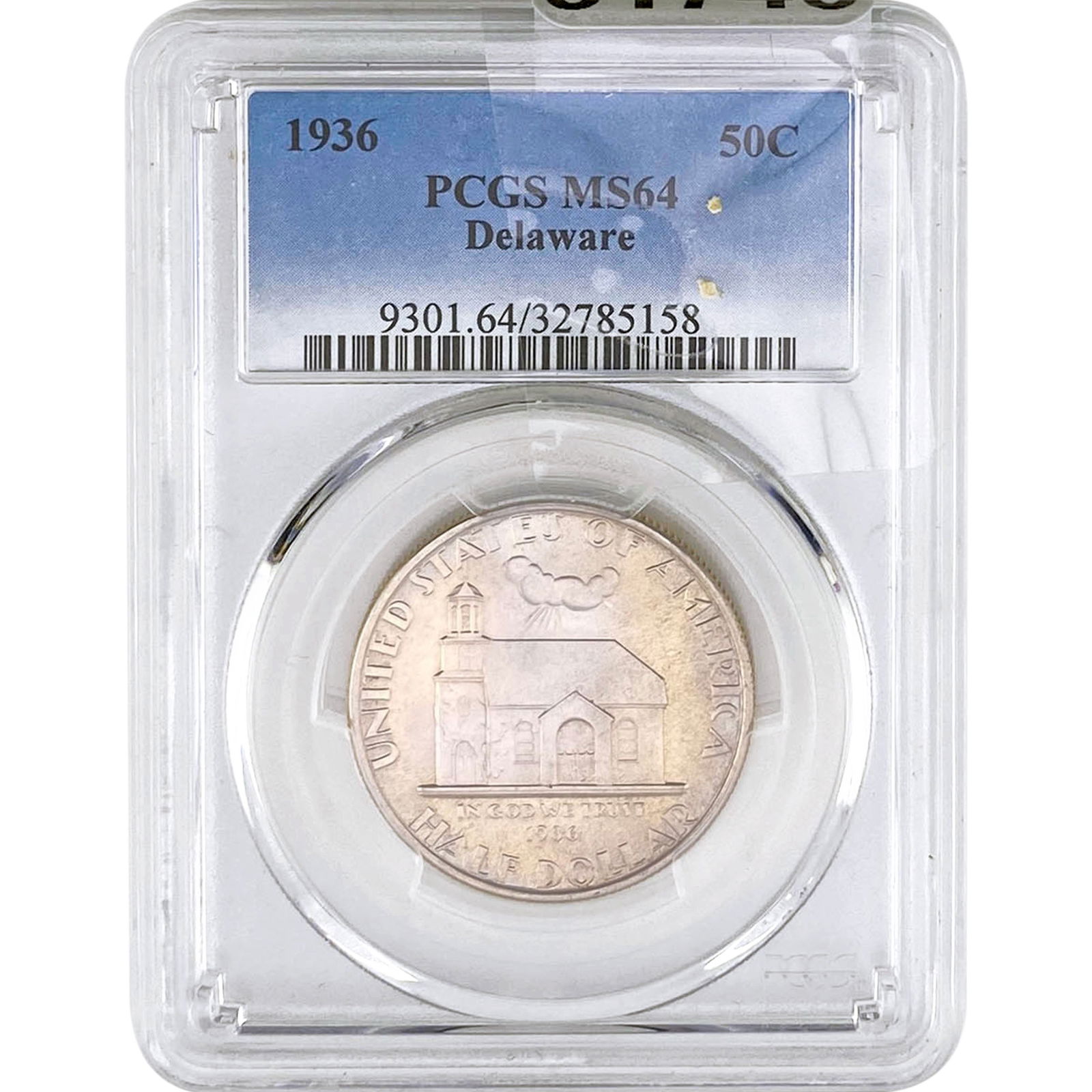 1936 Delaware Half Dollar PCGS MS64 (1 of 2)