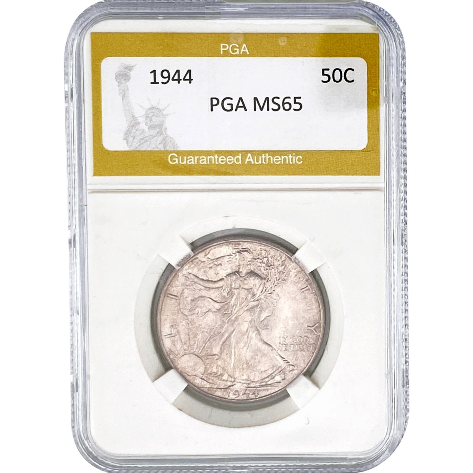 1944 Walking Liberty Half Dollar PGA MS65 (1 of 2)