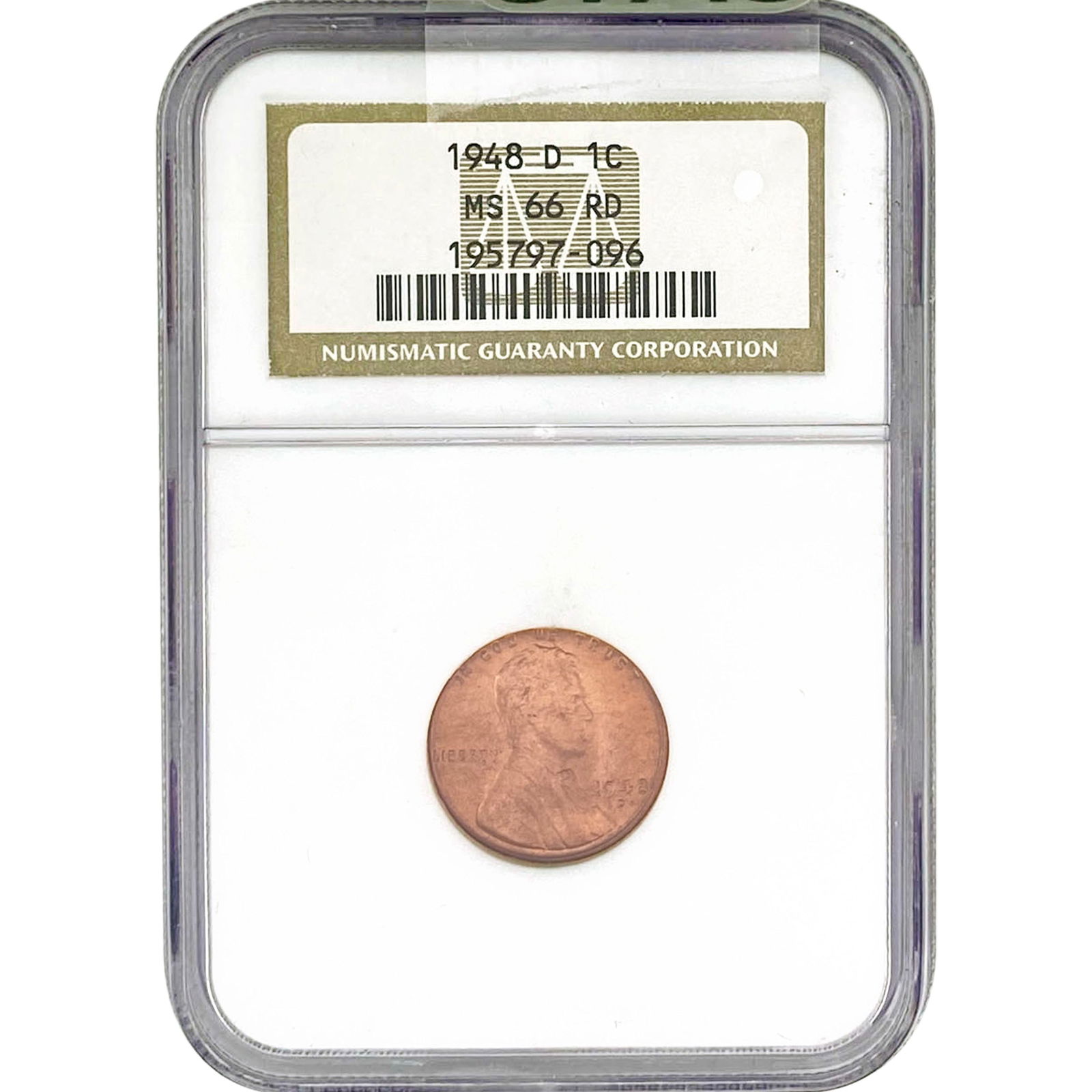 1948-D Wheat Cent NGC MS66 RD (1 of 2)