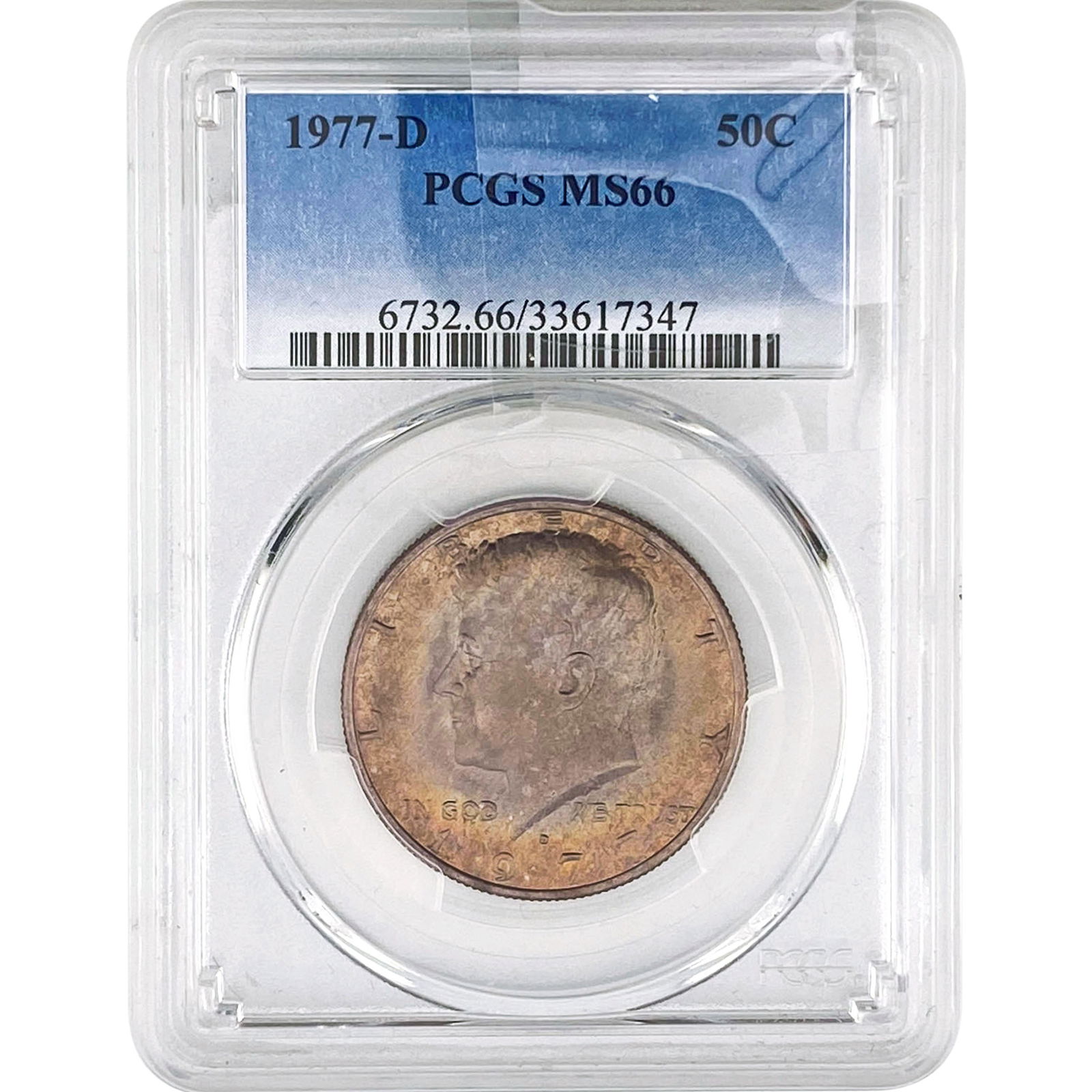 1977-D Kennedy Half Dollar PCGS MS66 (1 of 2)