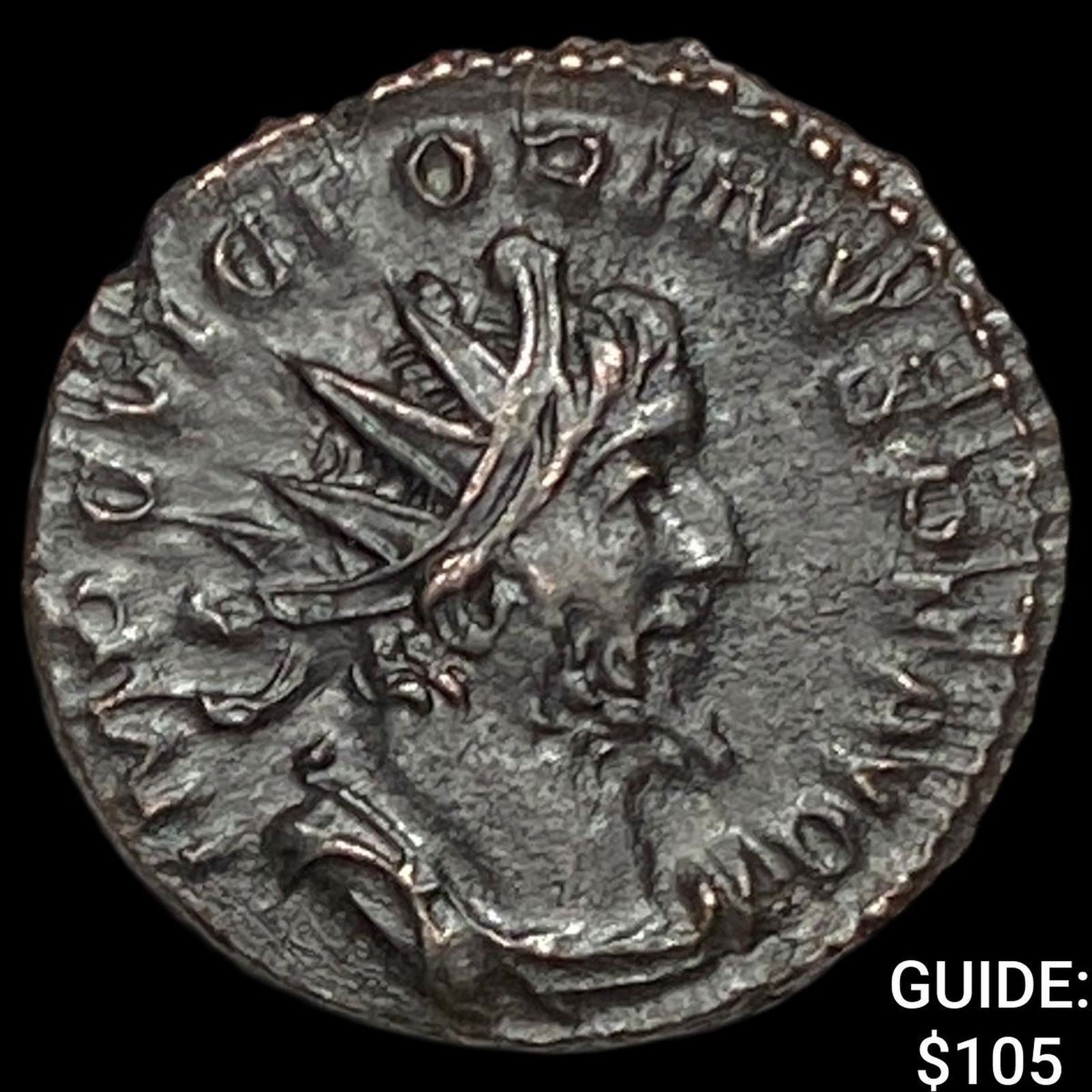 Romano-Gallic Victorinus 269-271 BI Dbl Denarius CHOICE AU: Romano-Gallic Victorinus 269-271 BI Dbl Denarius CHOICE AU