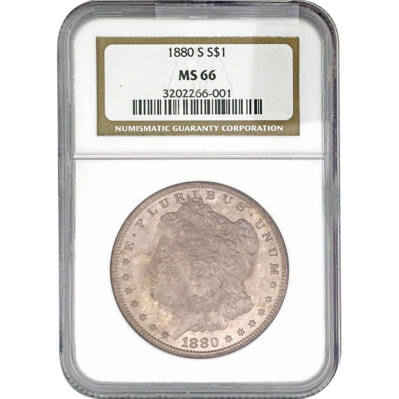 1880-S Morgan Silver Dollar NGC MS66 (1 of 2)
