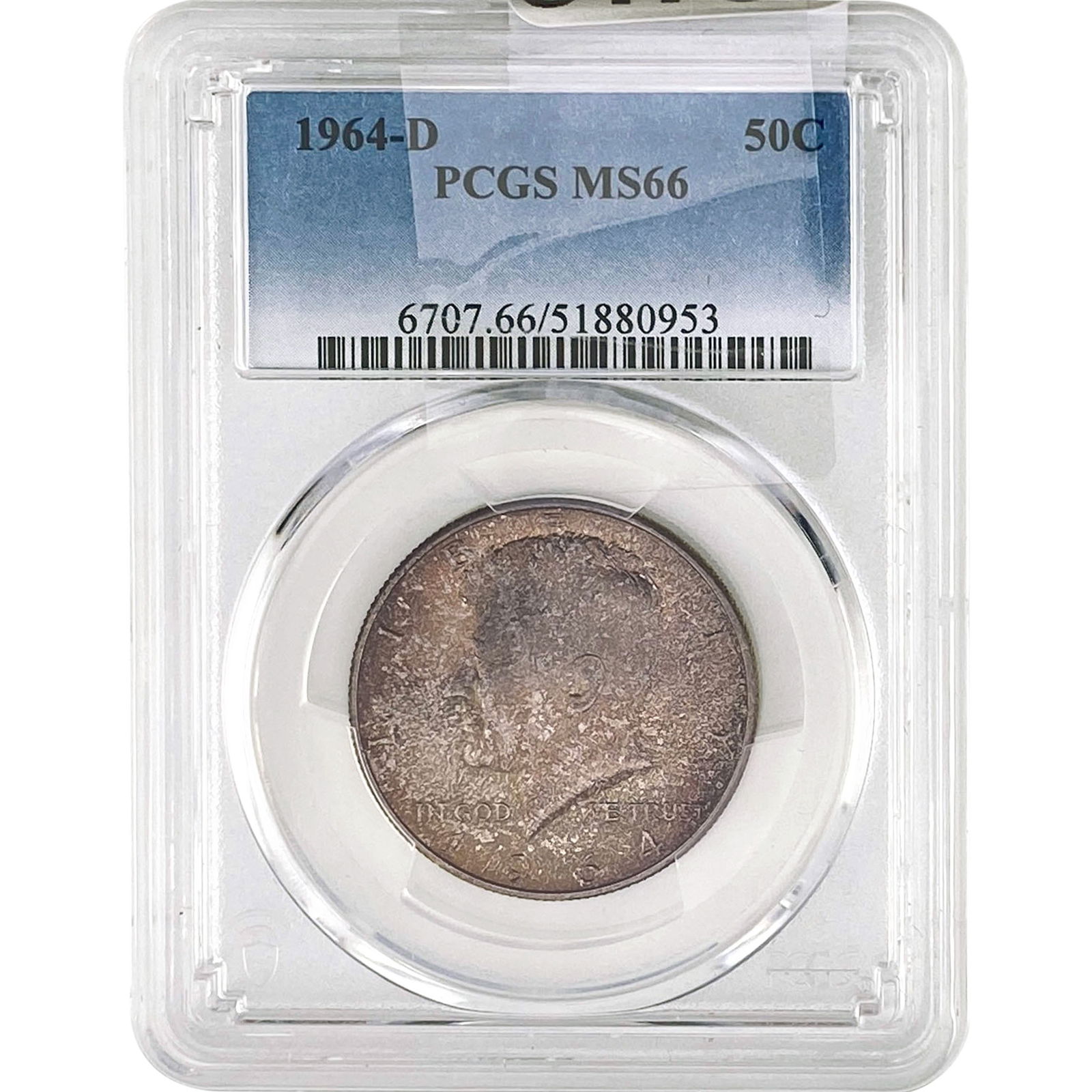 1964-D Kennedy Half Dollar PCGS MS66 (1 of 2)