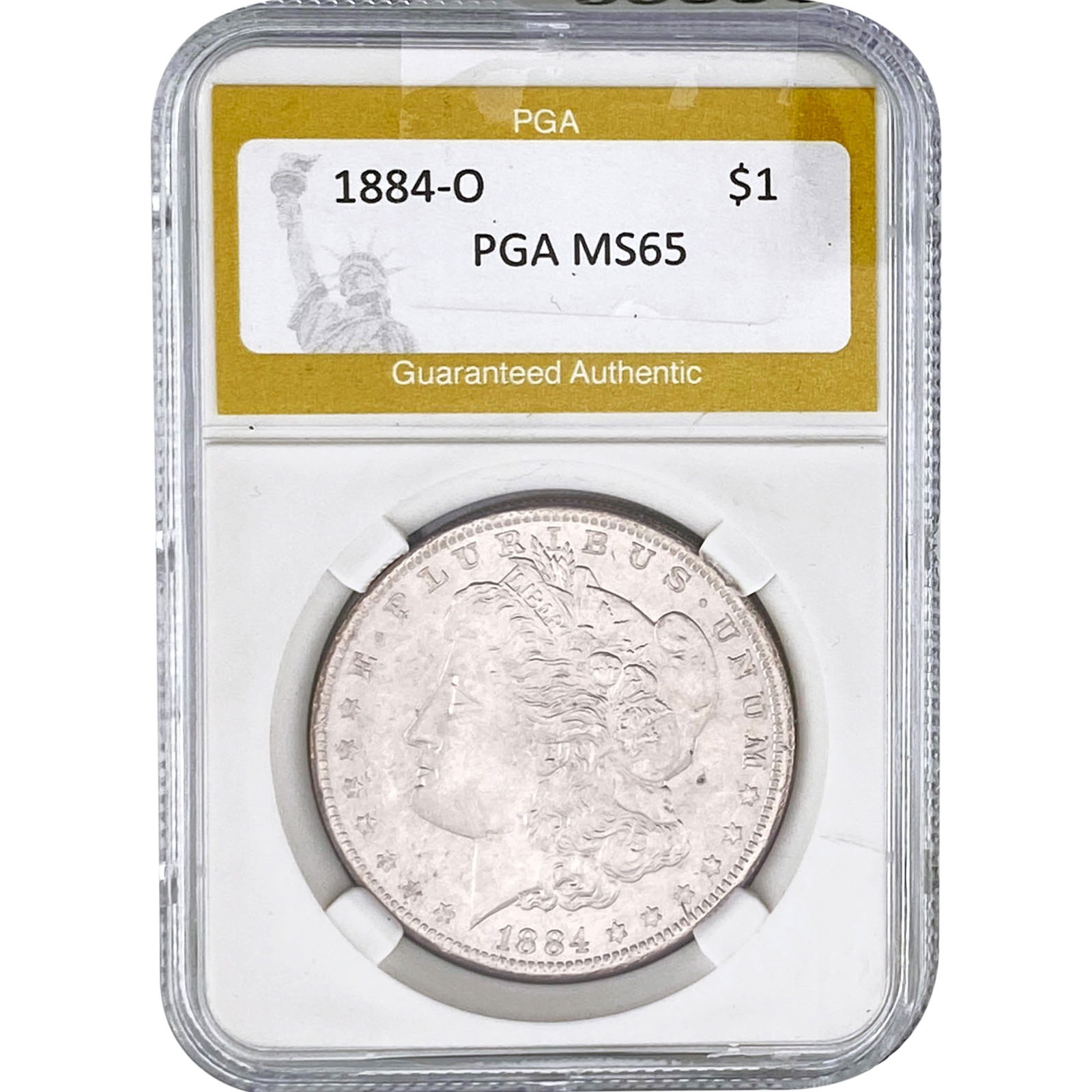 1884-O Morgan Silver Dollar PGA MS65 (1 of 2)