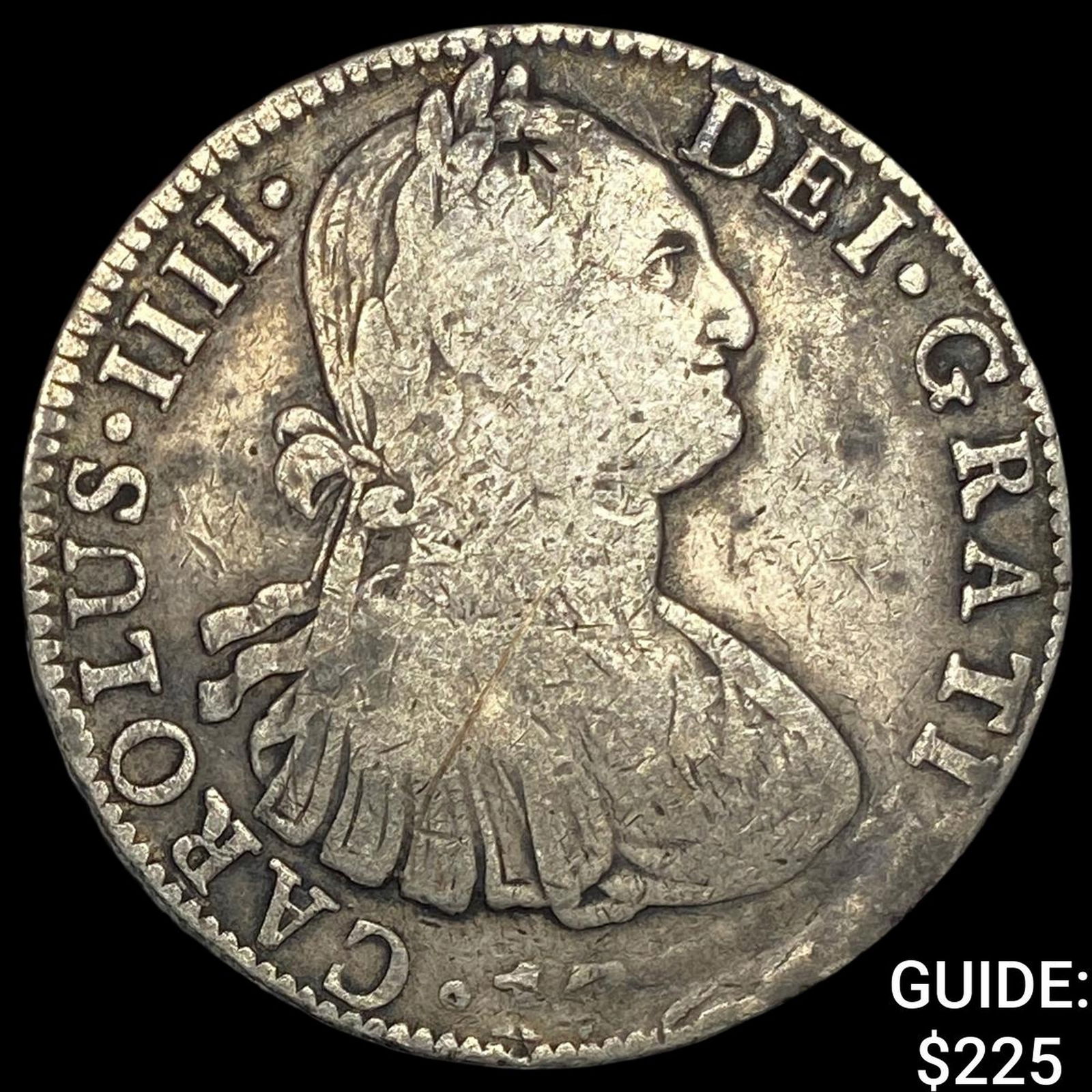 Spanish Colonial Silver 8 Reales Chopmarks (1 of 2)