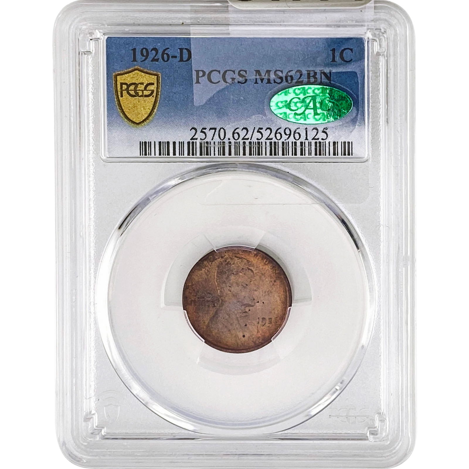 1926-D Wheat Cent PCGS MS62 BN (1 of 2)