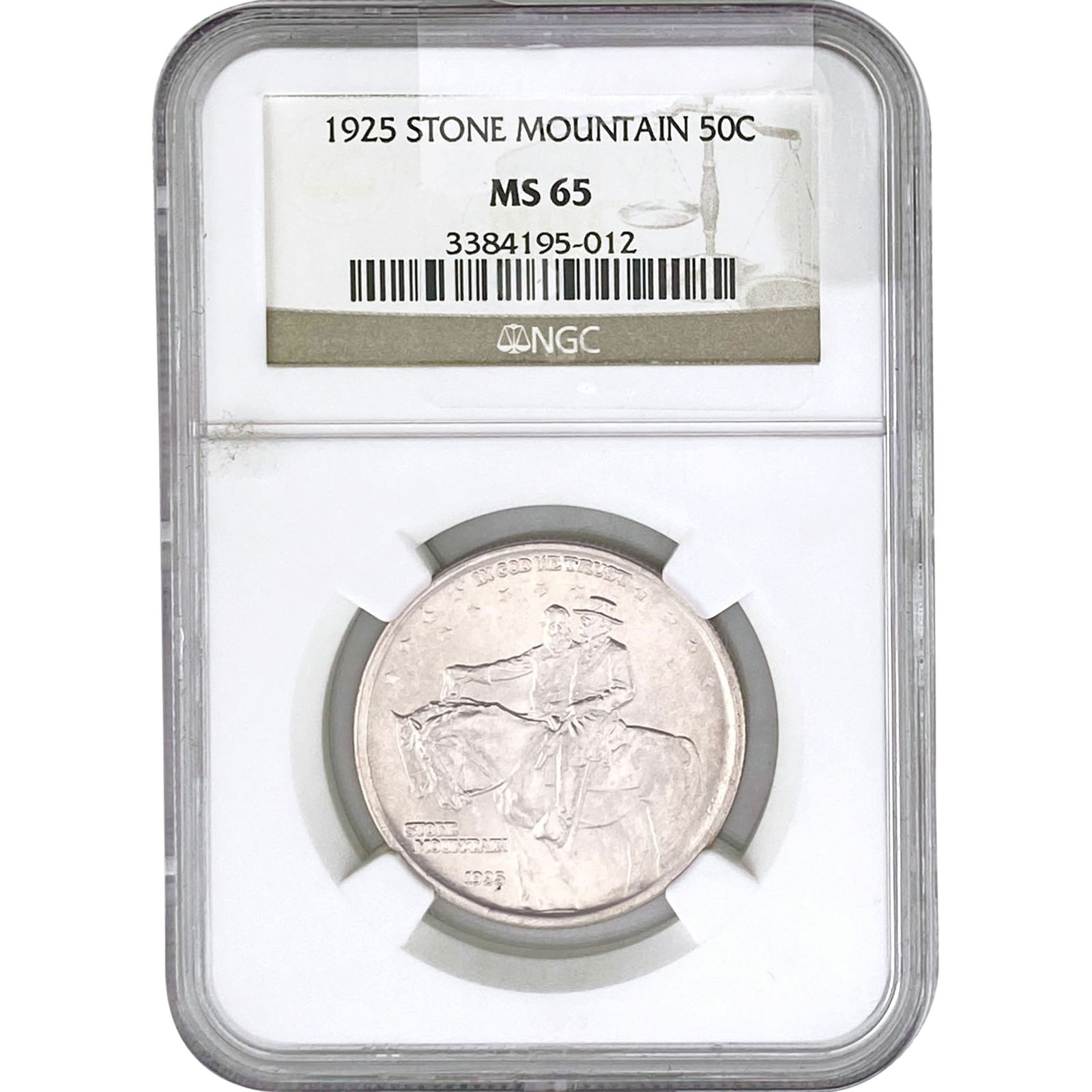 1925 Stone Mountain Half Dollar NGC MS65 (1 of 2)