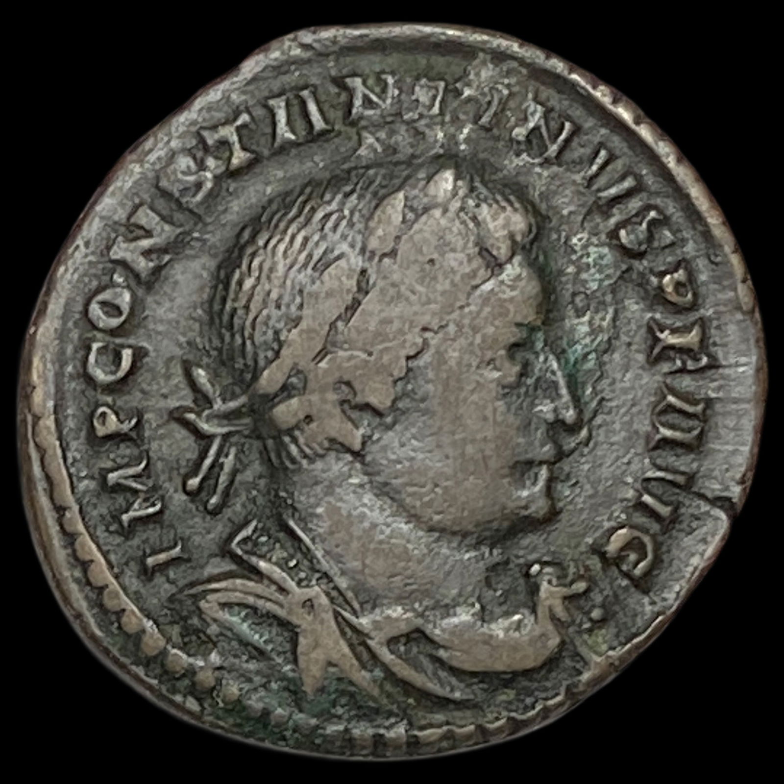 Roman Constantine I Sol Invictus Bronze Follis NEARLY UNCIRCULATED (1 of 2)