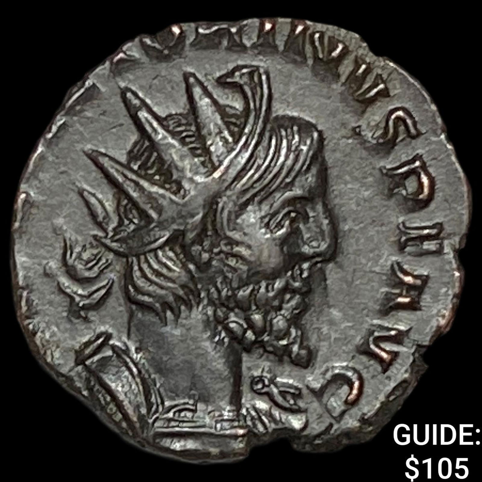 Romano-Gallic Victorinus 269-271 BI Dbl Denarius CHOICE AU: Romano-Gallic Victorinus 269-271 BI Dbl Denarius CHOICE AU