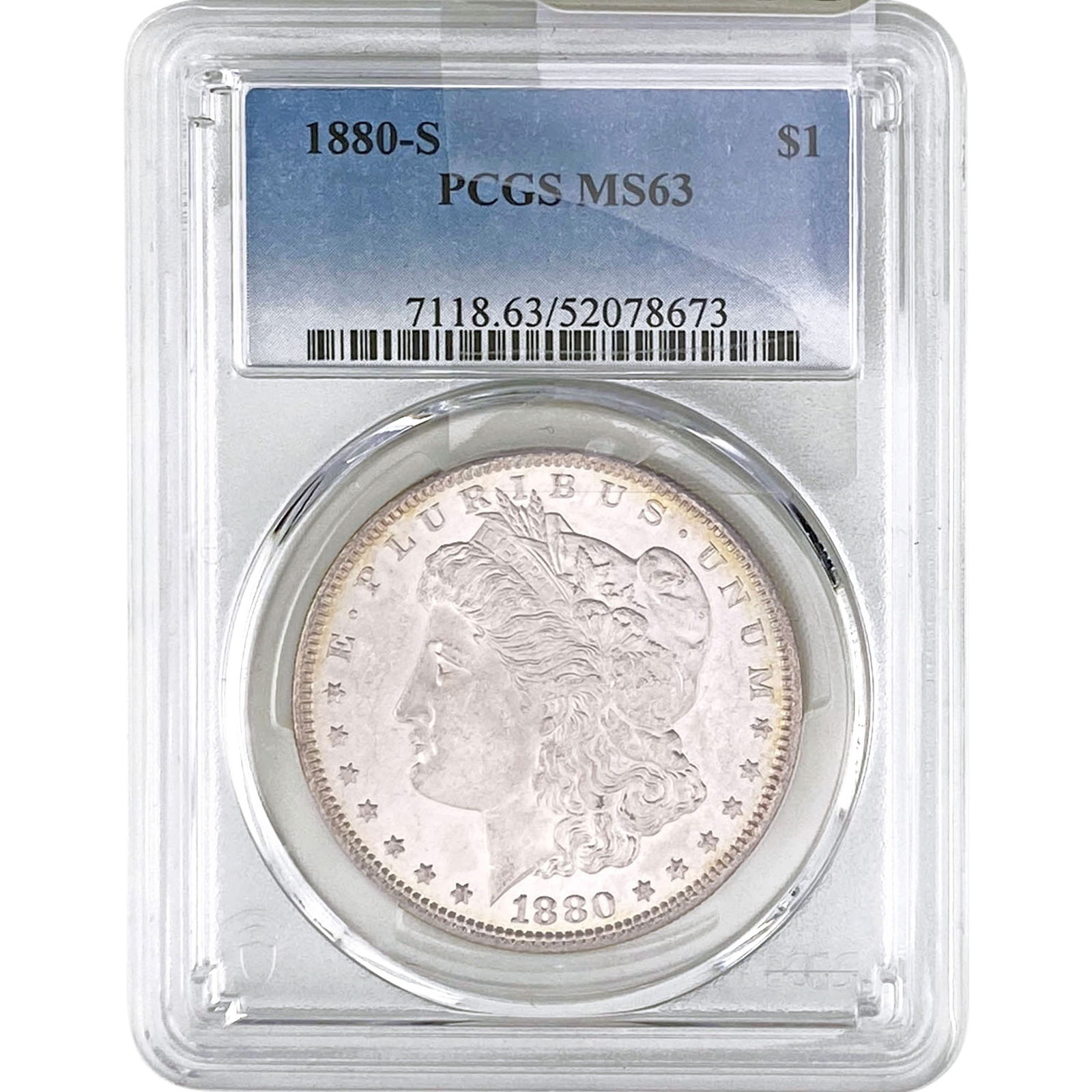 1880-S Morgan Silver Dollar PCGS MS63 (1 of 2)