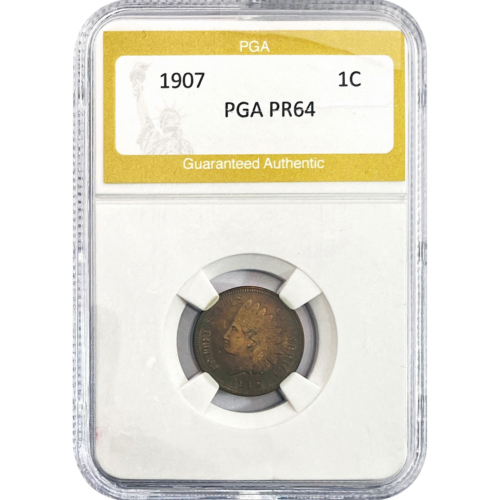 1907 Indian Head Cent PGA PR64 (1 of 2)