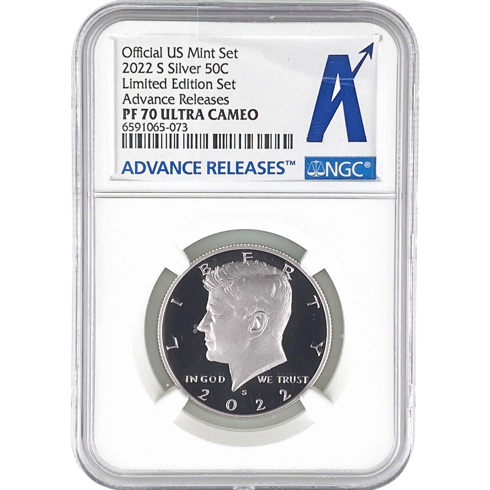 2022-S Kennedy Half Dollar NGC PF70 Ultra Cameo (1 of 2)